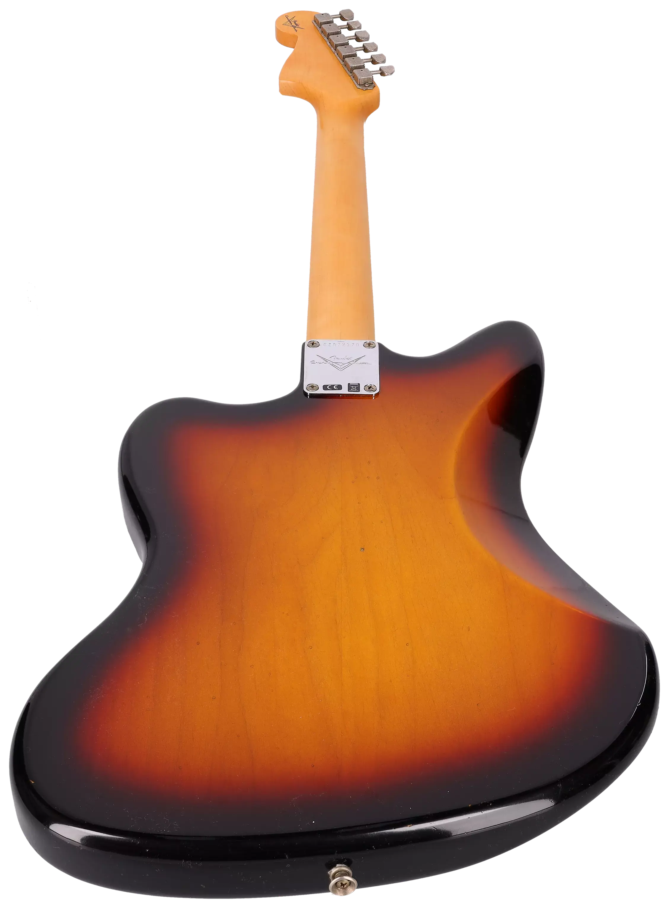 Fender Custom Shop 1962 Jazzmaster Journeyman Relic Aged 3-Color Sunburst 4