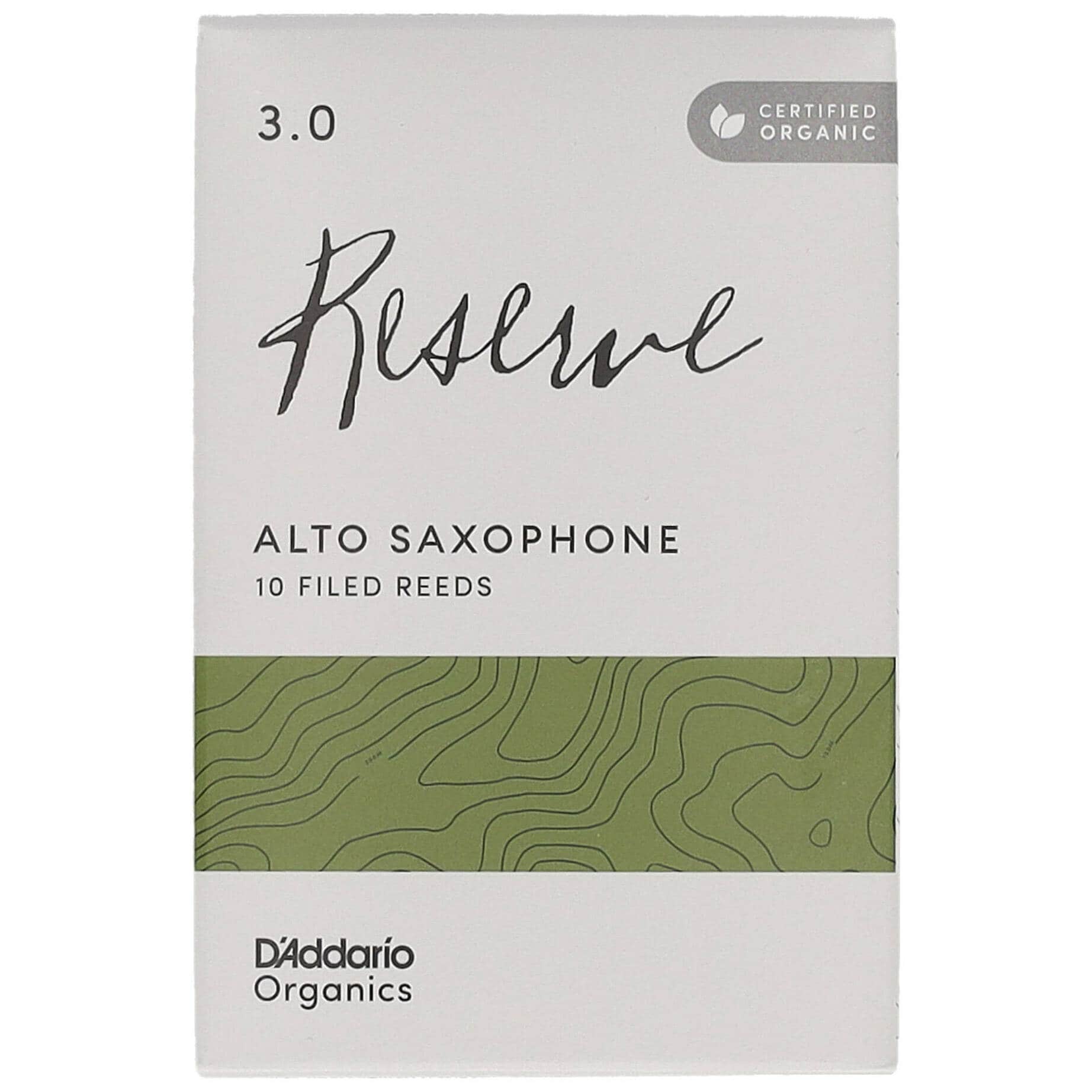 Organic Reserve Alto Saxophone Reeds, Woodwinds