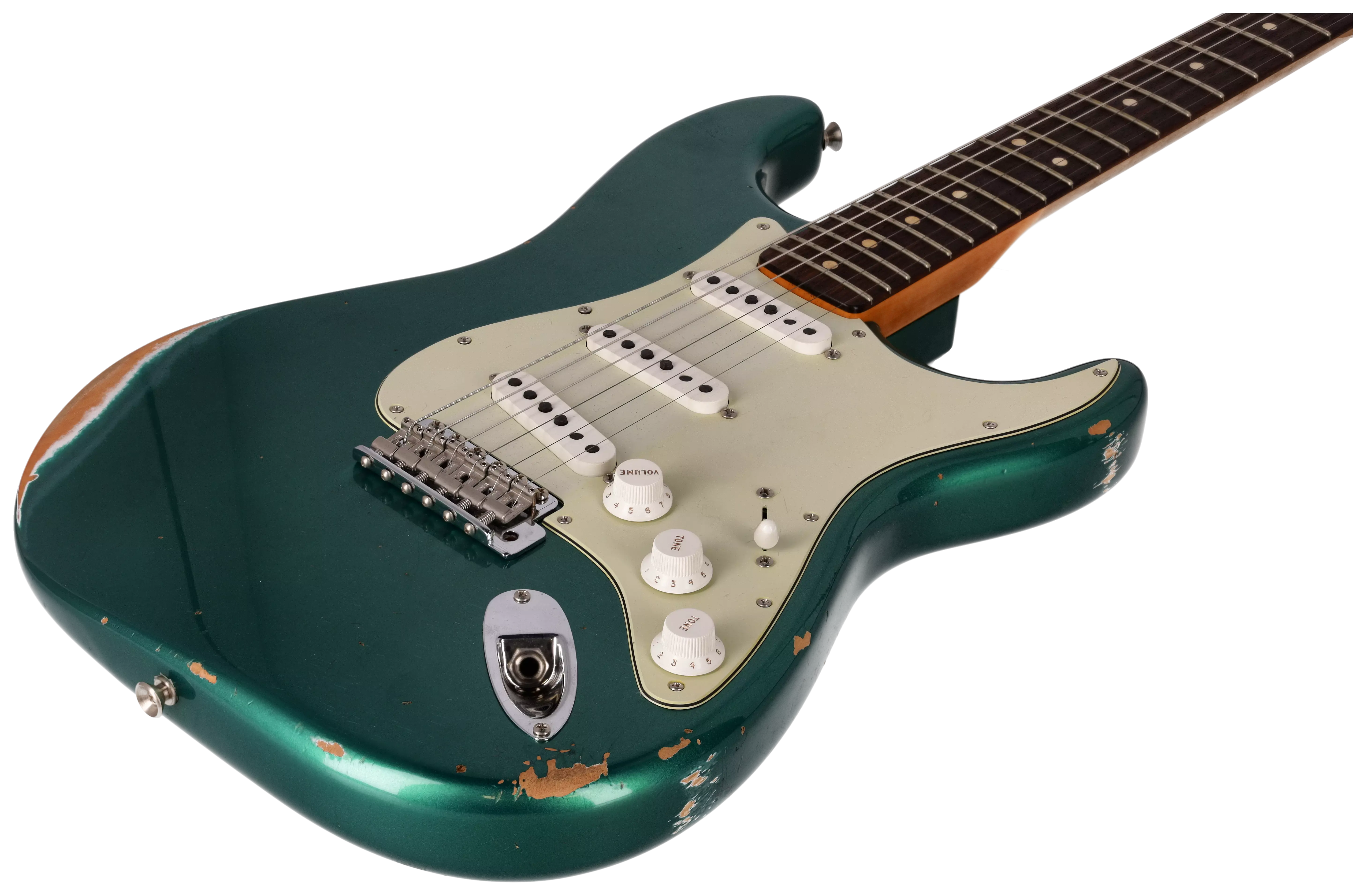 Fender Custom Shop 1963 Stratocaster Relic Aged British Racing Green Metallic #2 5