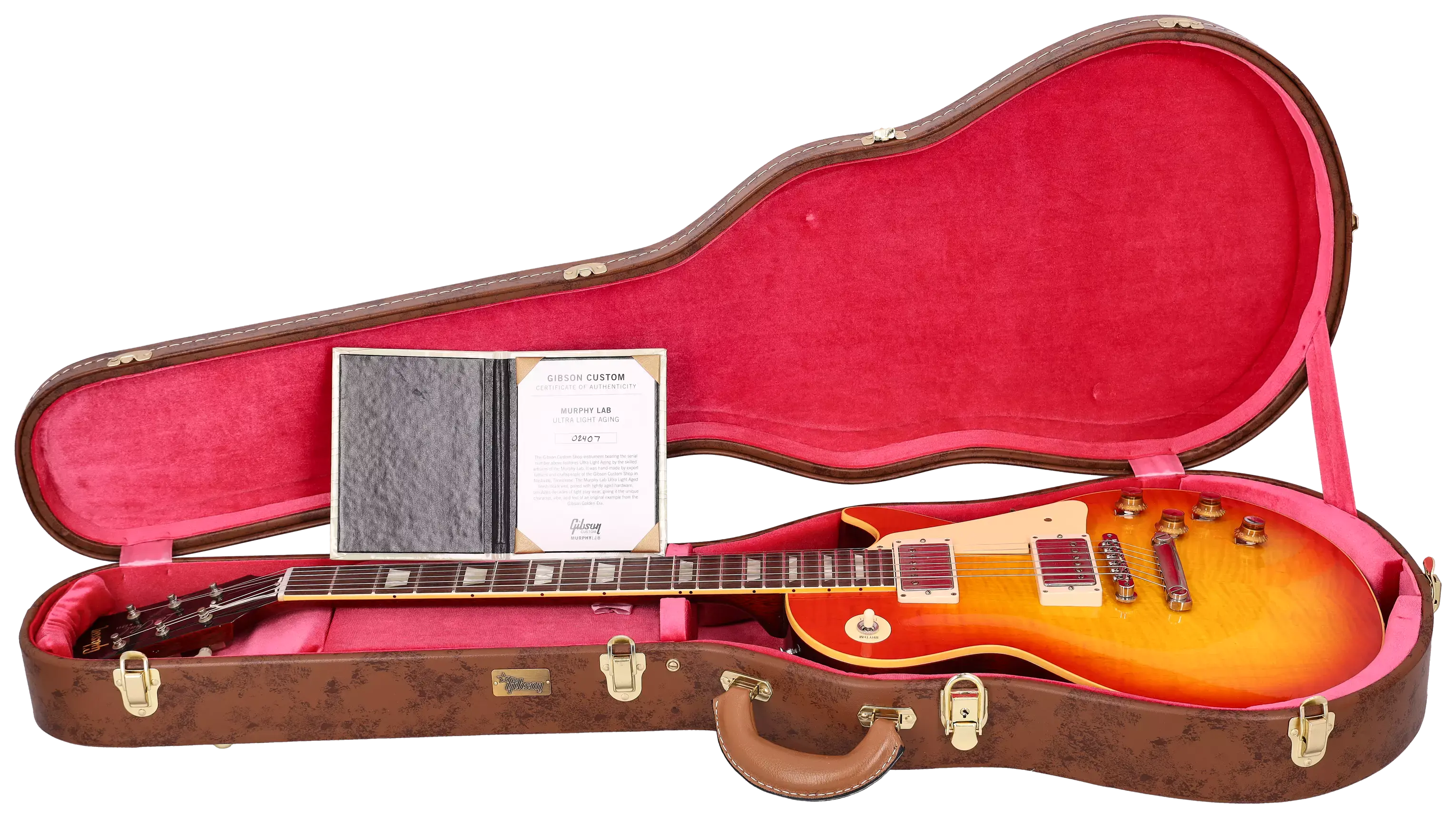 Gibson 1960 Les Paul Standard Reissue Ultra Light Aged Orange Lemon Fade Murphy Lab *1 9