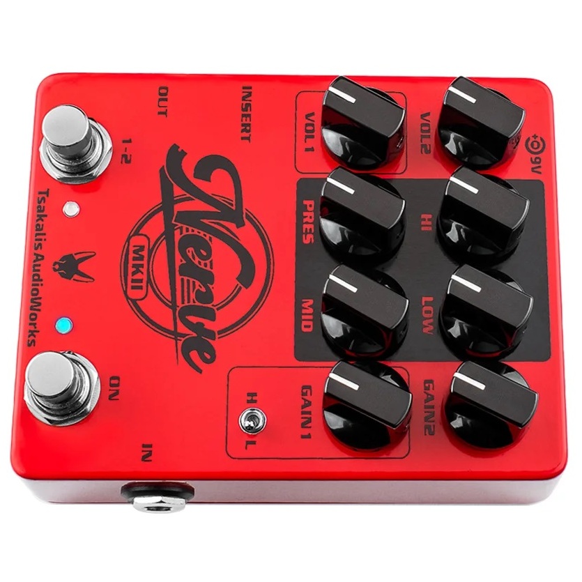 Tsakalis AudioWorks Nerve MKII Touch Sensitive High Gain Distortion 6