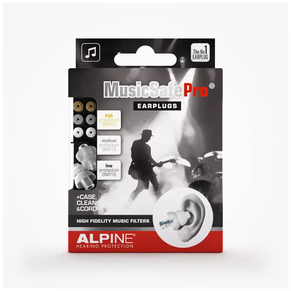 Alpine Hearing Protection MusicSafe Pro Transparent - Earplugs 10