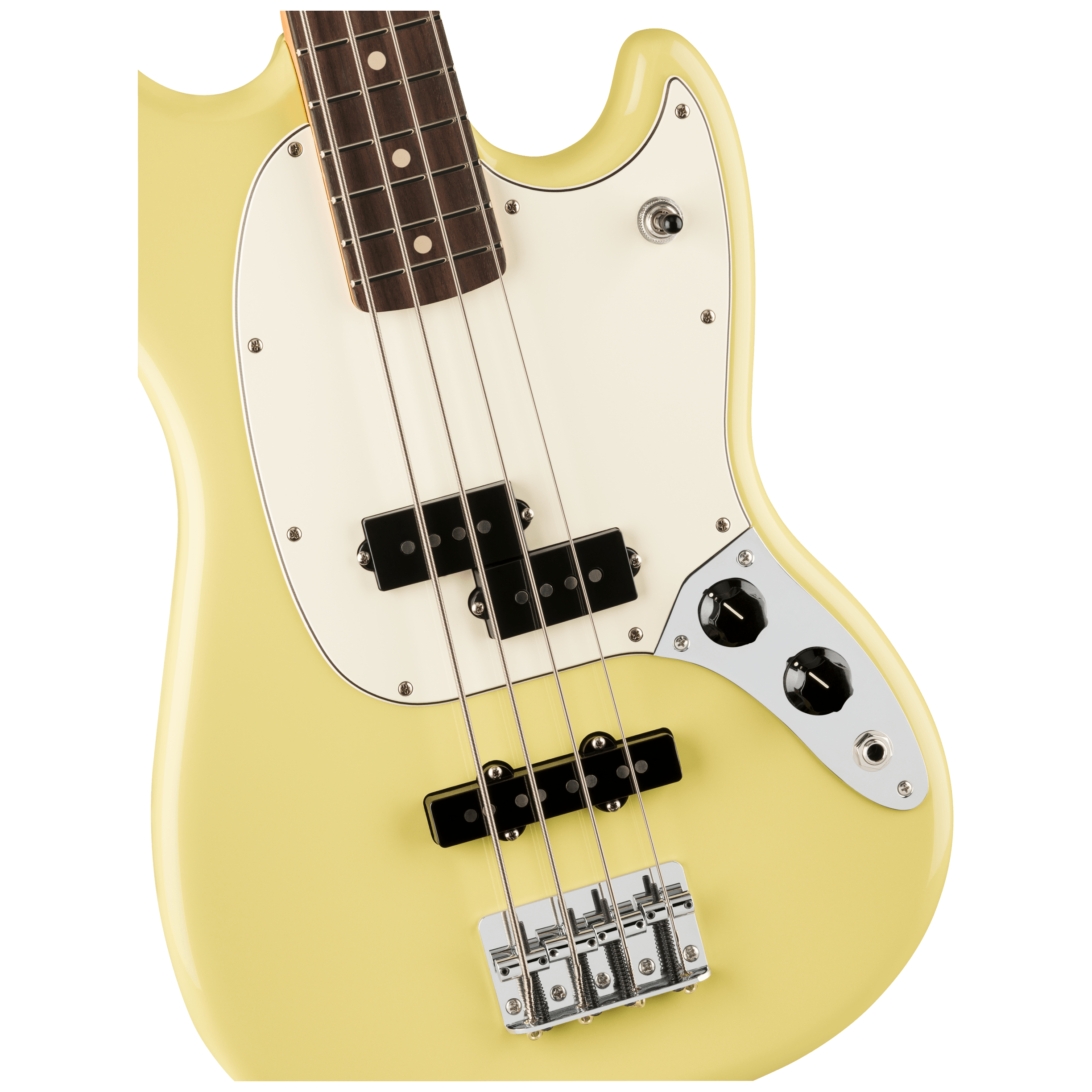 Fender Player II Mustang Bass PJ RW Hialeah Yellow 3