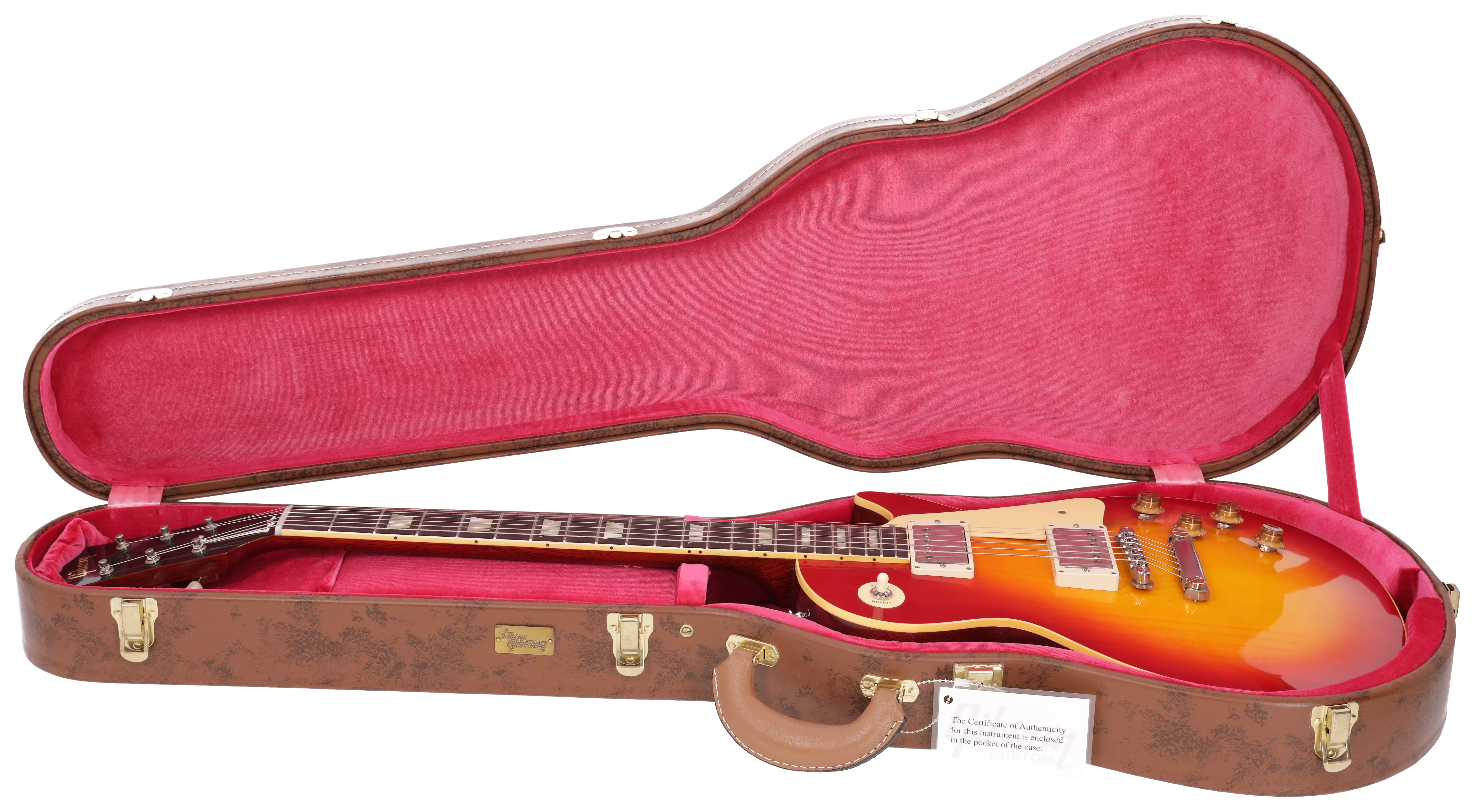 Gibson 1958 Les Paul Standard Reissue Ultra Light Aged Washed Cherry Sunburst Murphy Lab #1 18