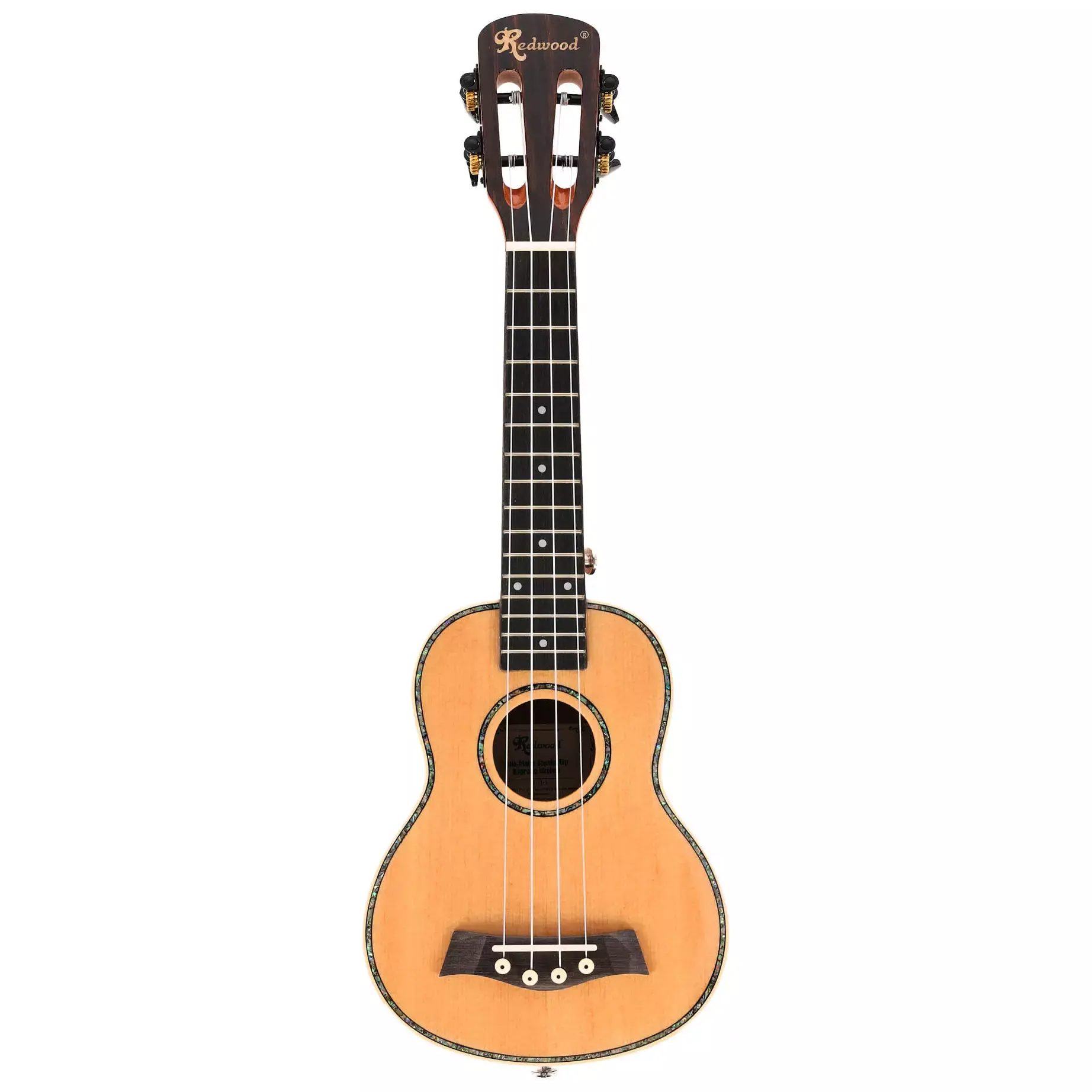 Redwood Halo-Halo Solid Top Gloss Soprano Ukulele