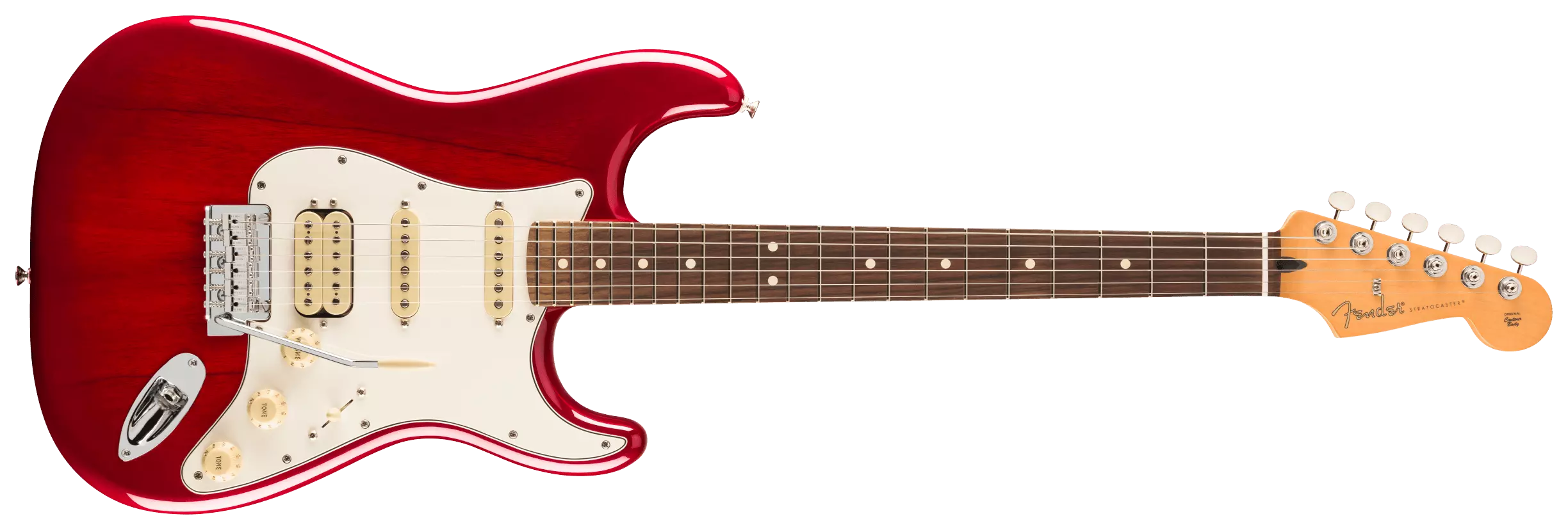 Fender Player II Stratocaster HSS RW Transparent Cherry 3