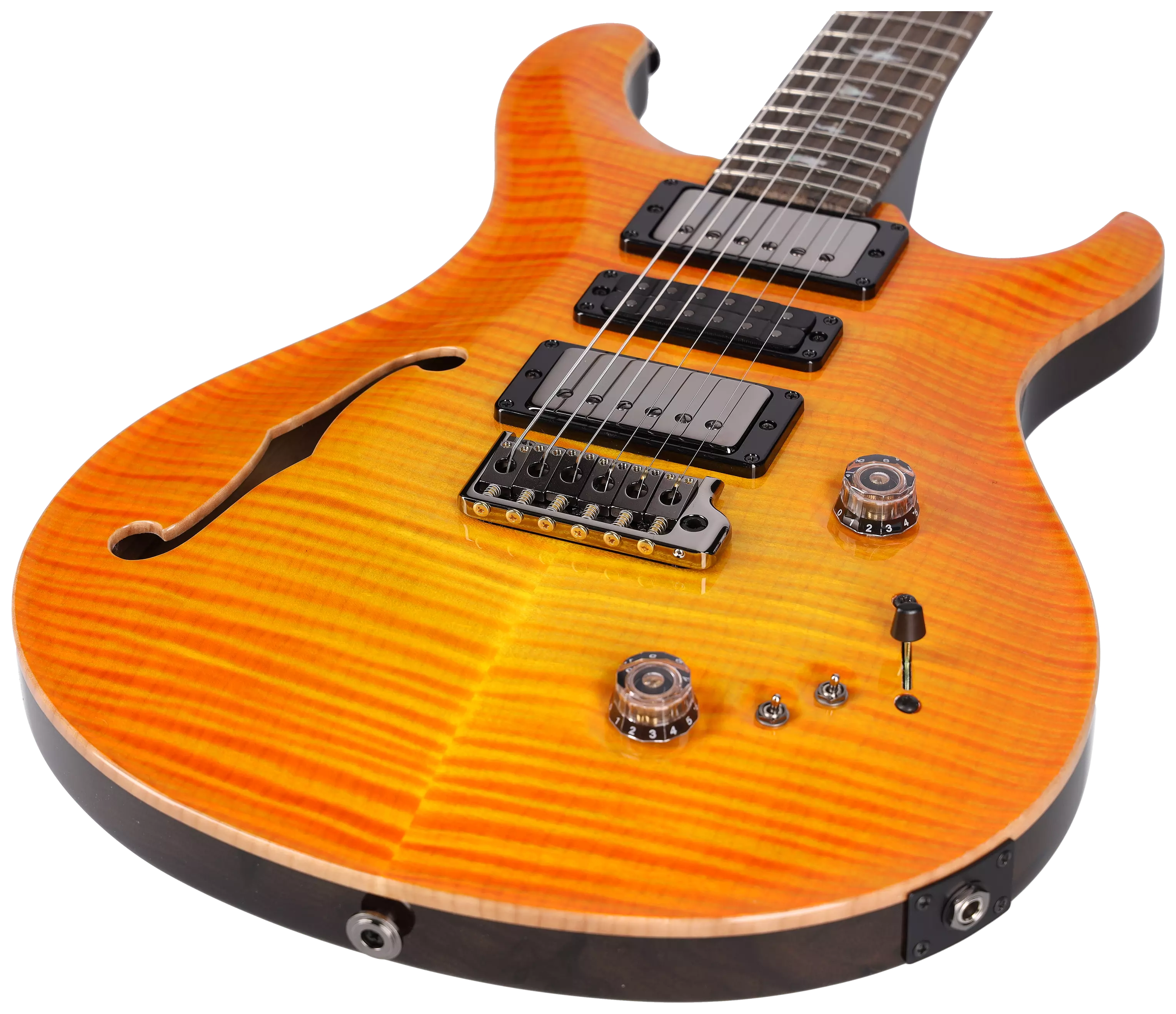 PRS LTD Private Stock Special Semi Hollow Citrus Glow 2