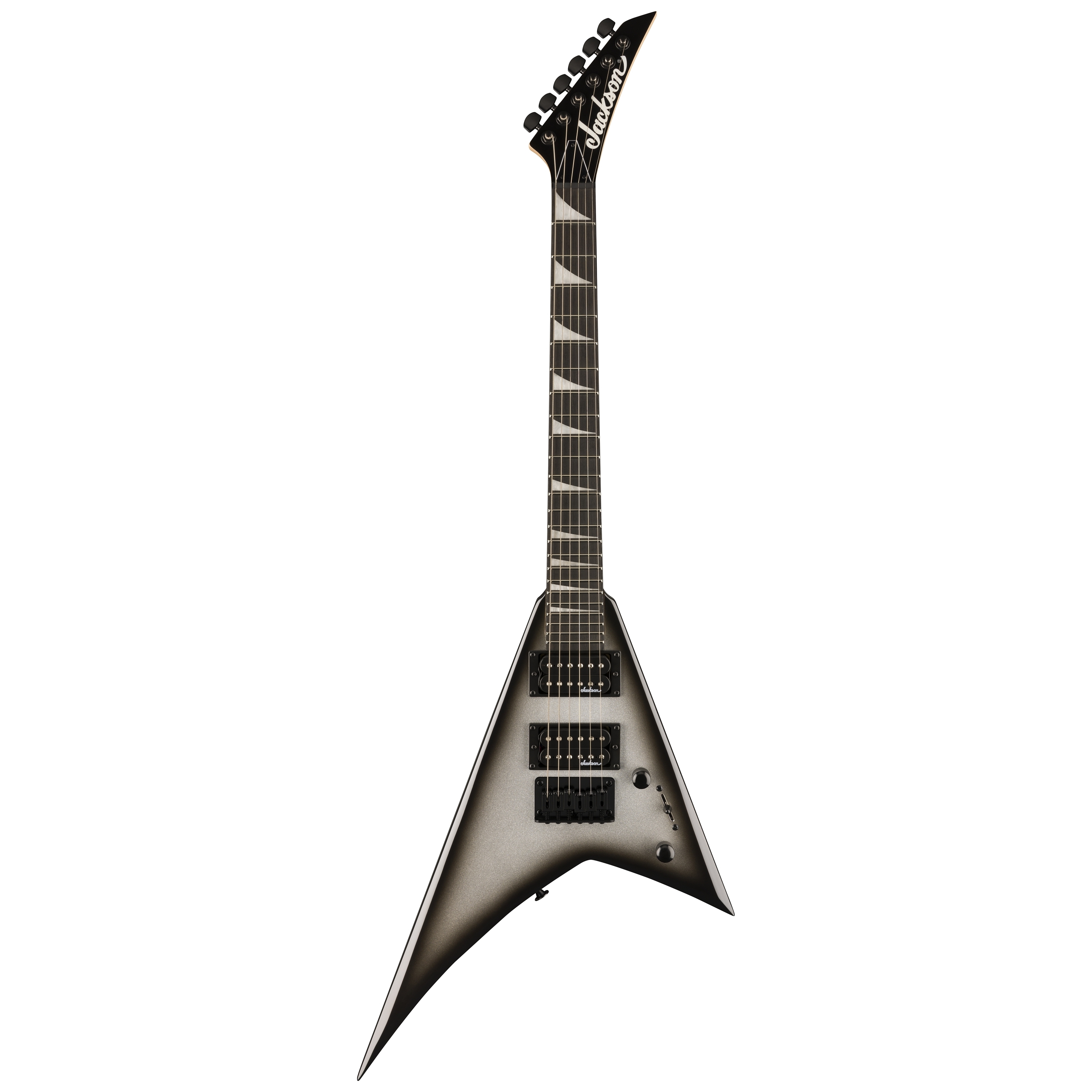 Jackson JS Series Rhoads Minion JS1X Amaranth Silver Burst 2