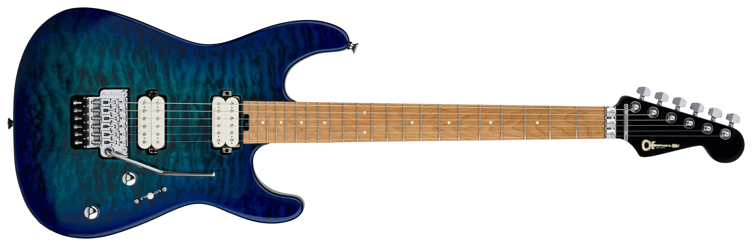 Charvel Pro-Mod Plus San Dimas Style 1 HH FR CM Chlorine Burst 7