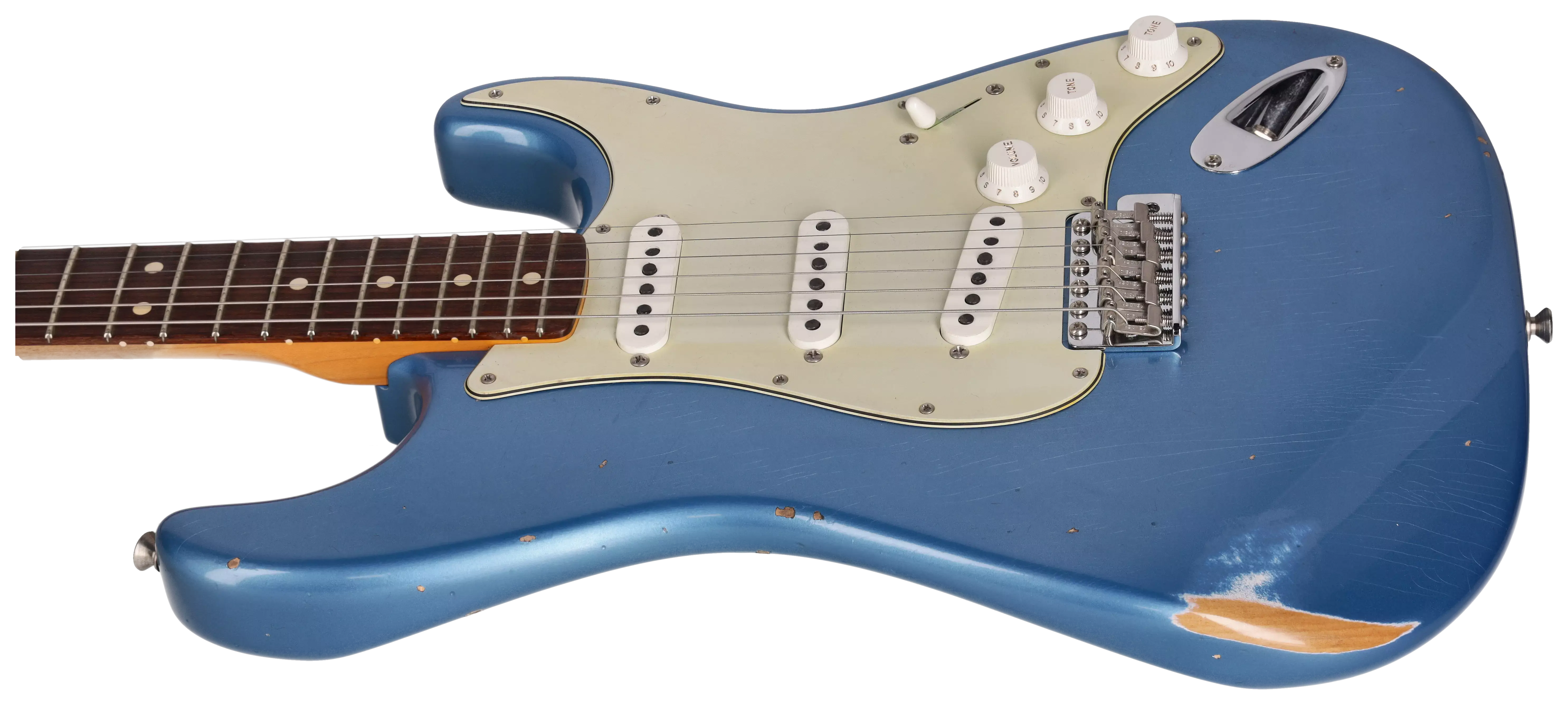 Fender Custom Shop 1963 Stratocaster Relic Aged Lake Placid Blue Metallic #2 6