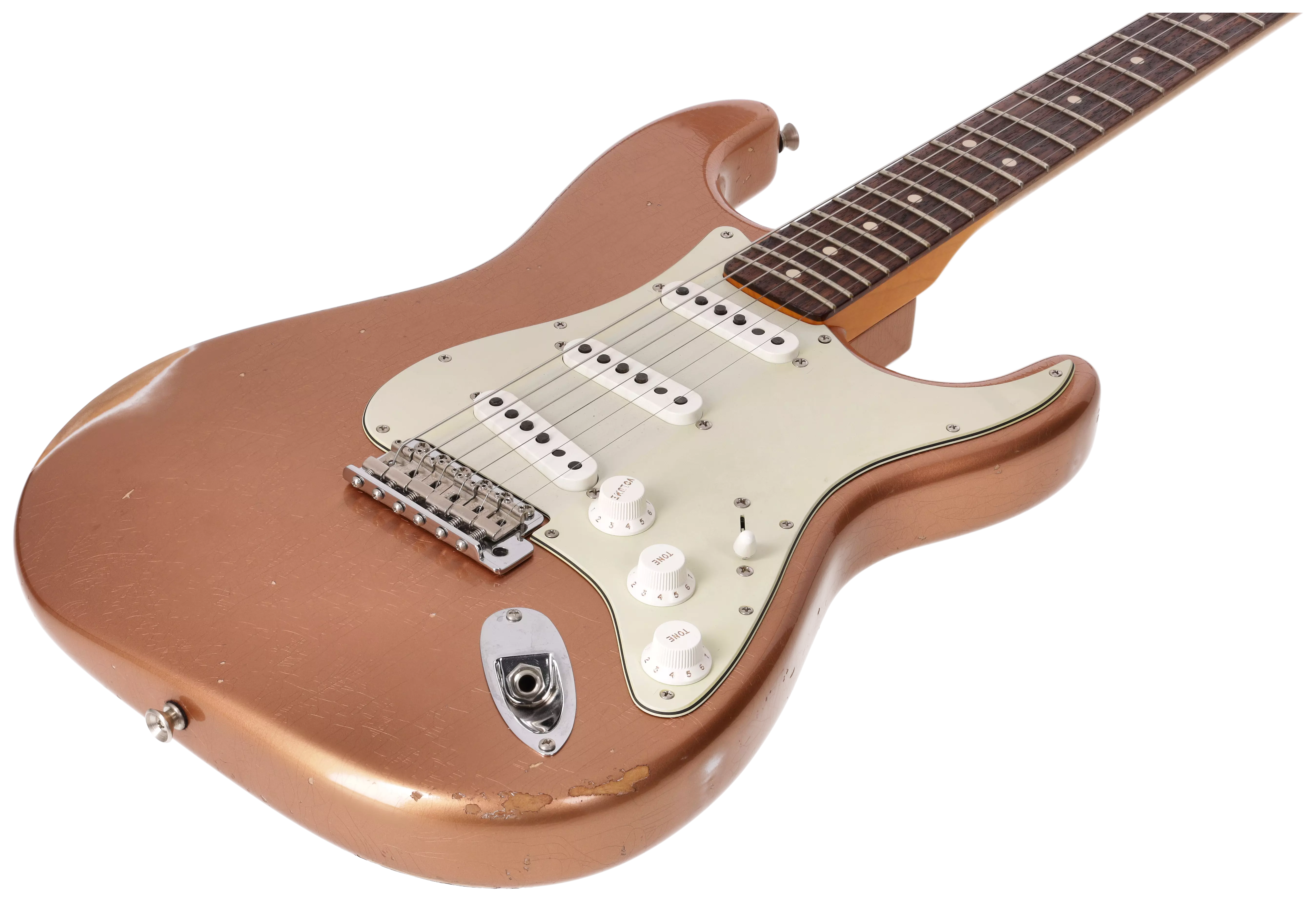 Fender Custom Shop 1963 Stratocaster Relic Aged Copper Metallic #3 4