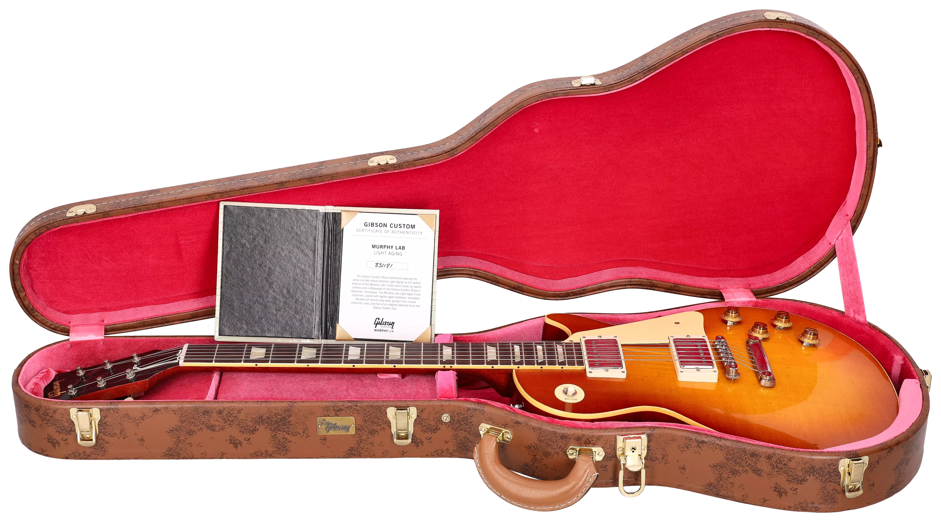 Gibson 1958 Les Paul Standard Iced Tea Burst Light Aged Murphy Lab session Select #R831181 18