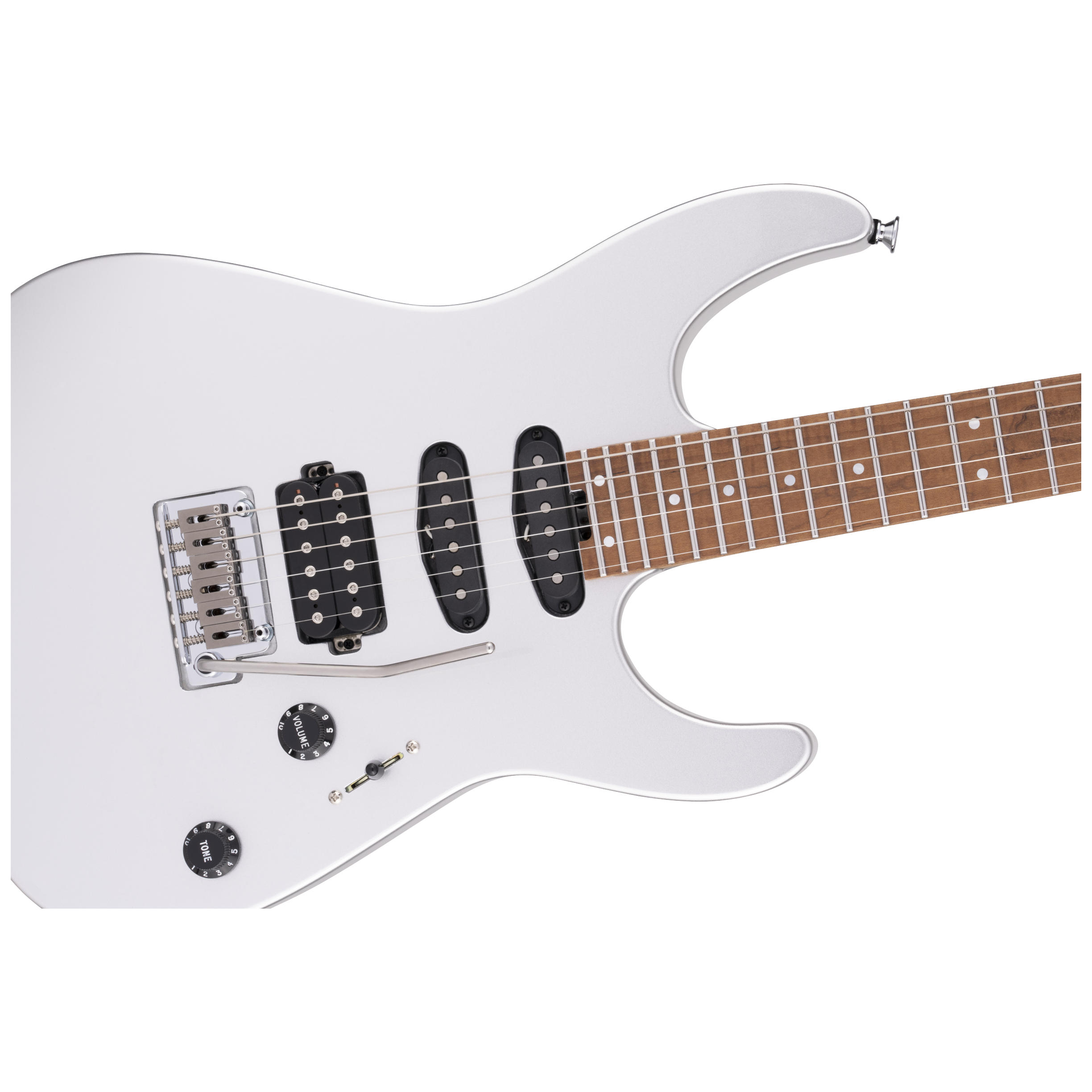 Charvel USA Select DK24 HSS 2PT CM Satin White 4