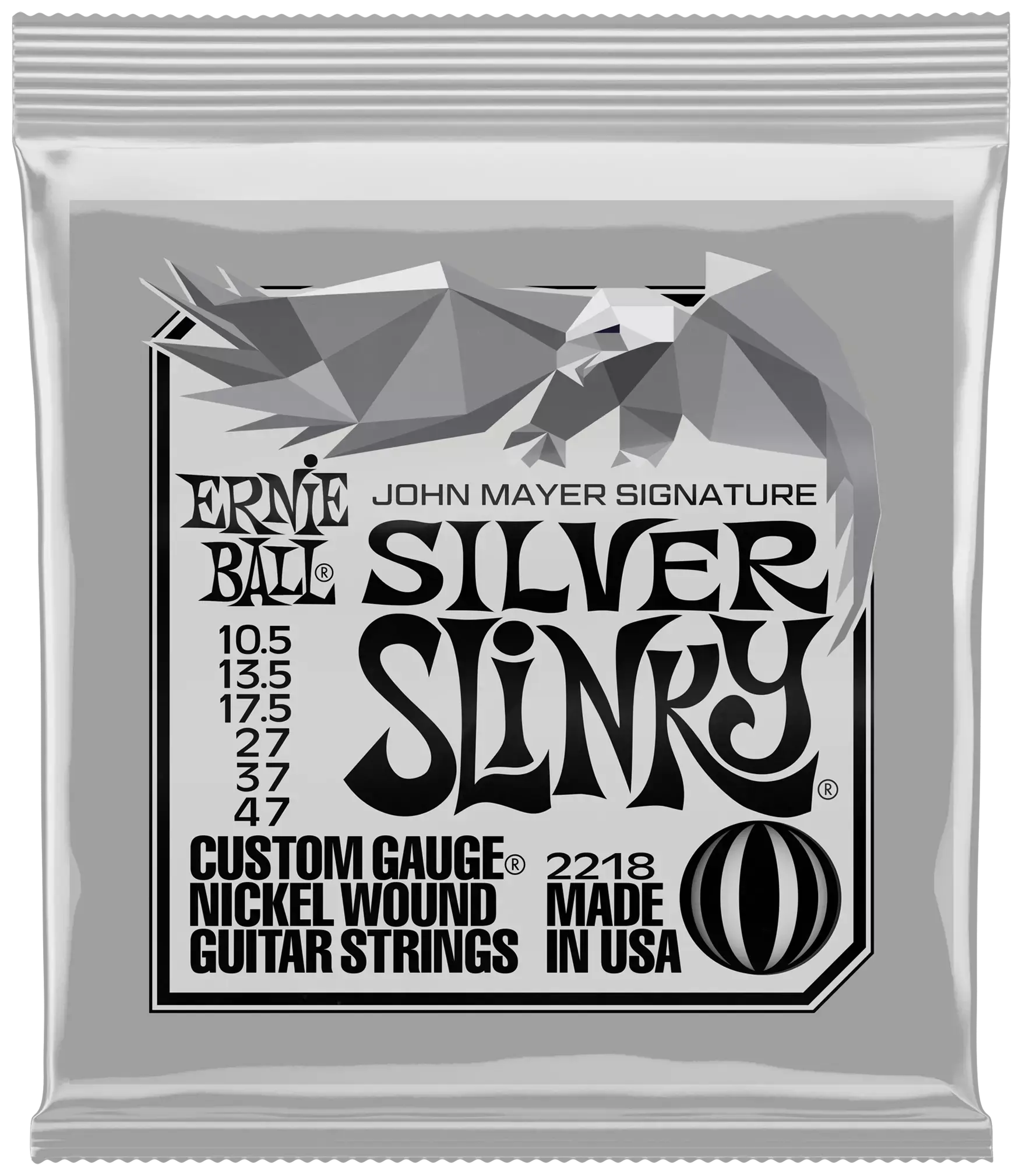 Ernie Ball EB2218 Slinky Nickel John Mayer Silver Signature  | 010.5 - 047