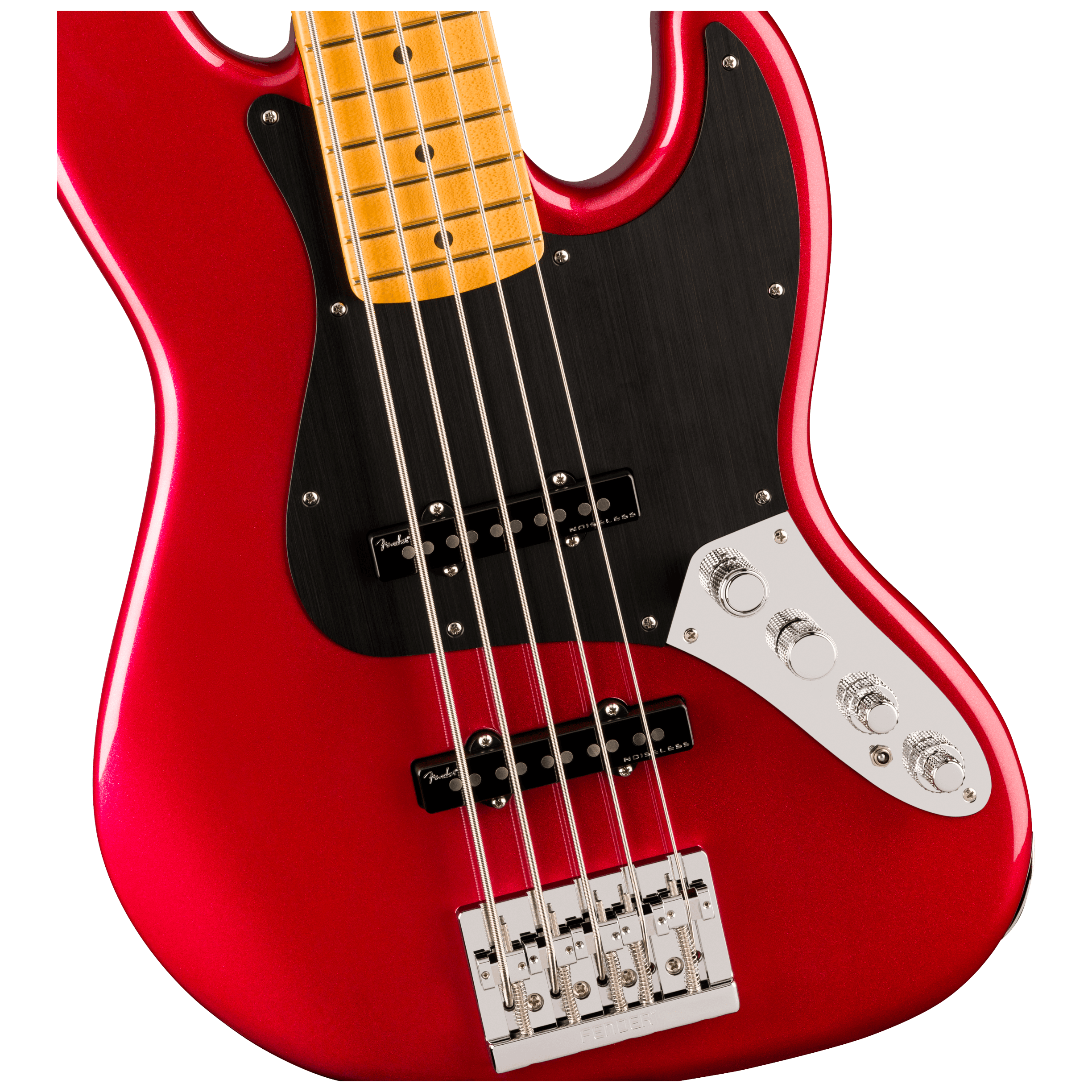 Fender American Ultra II Jazz Bass V MN Sinister Red 3