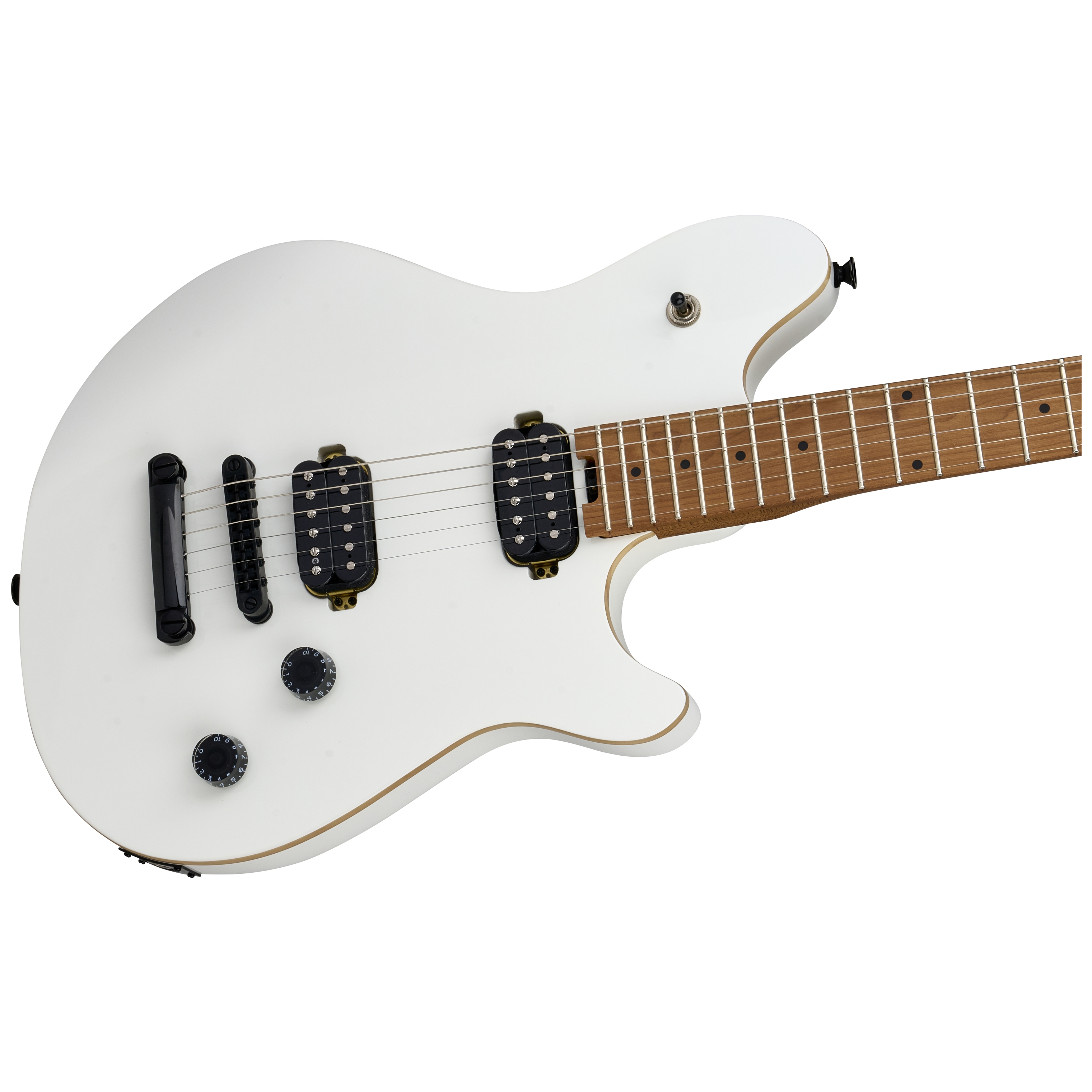 EVH Wolfgang Standard TOM Baked Maple Cream White 1