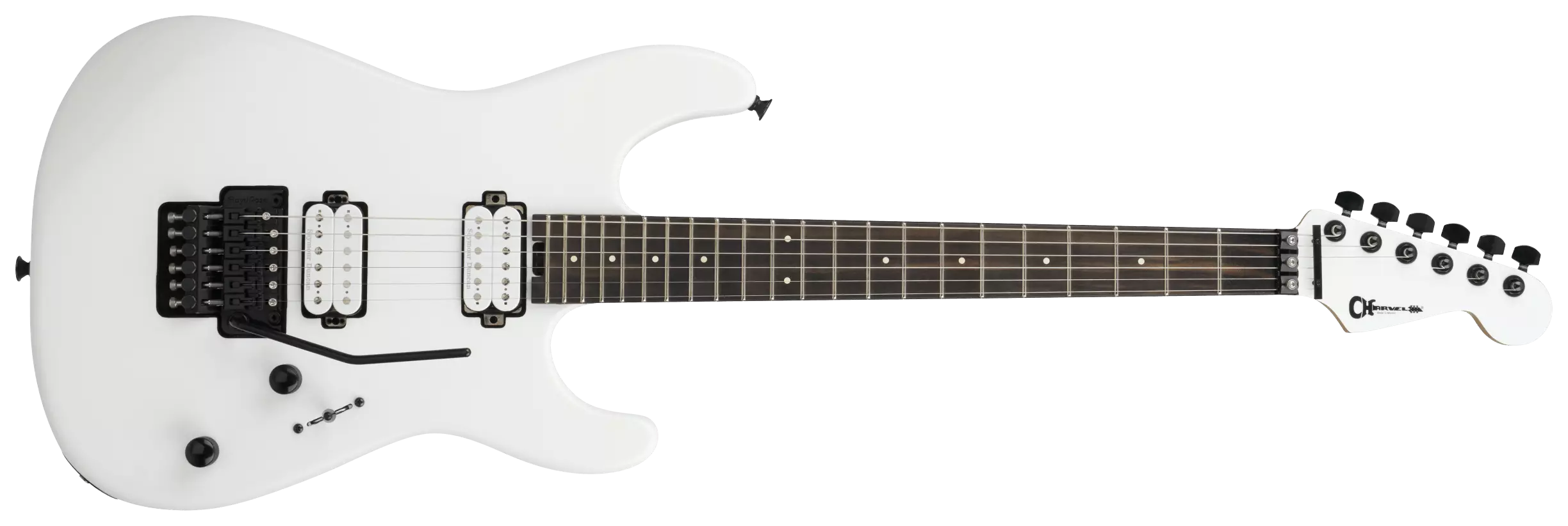 Charvel Pro-Mod Plus San Dimas Style 1 HH FR EB Snow White 7