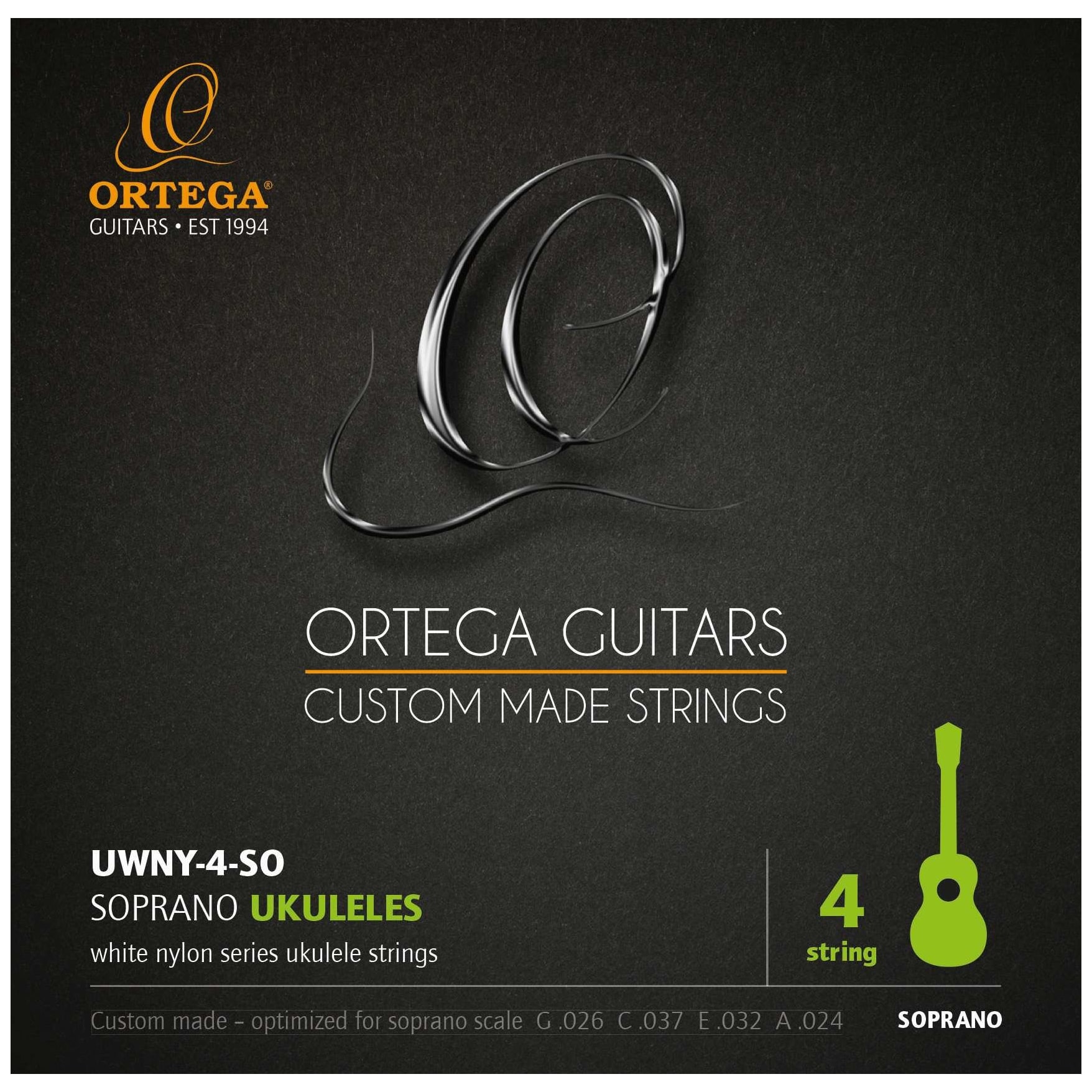 Ortega UWNY-4-SO Saiten für Sopran-Ukulelen | 026-024