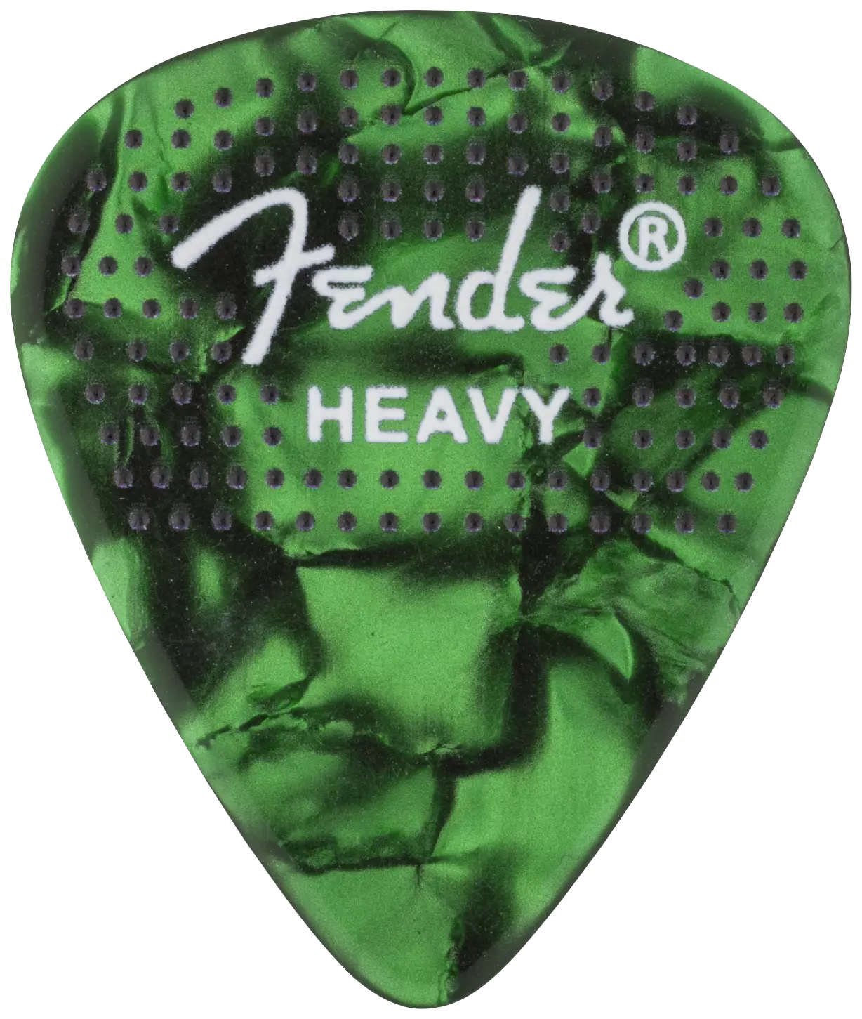 Fender 351 Dotted Celluloid Pick Heavy 12-Pack 2