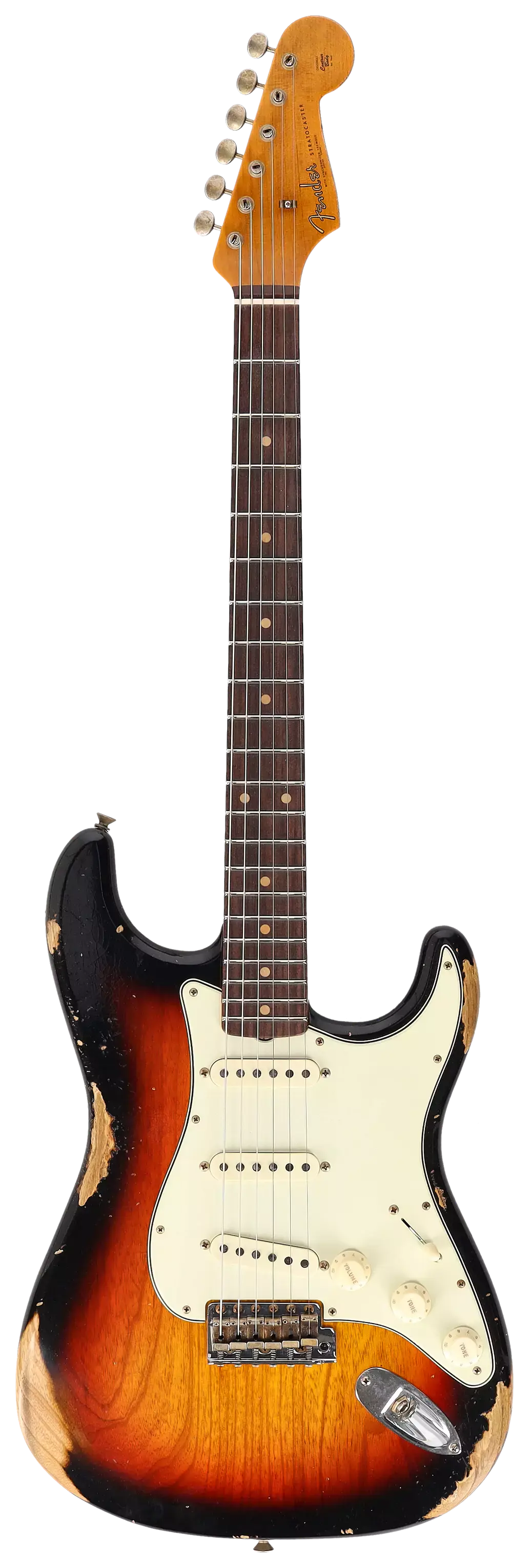 Fender LTD Custom Shop Roasted 62 Stratocaster Heavy Relic Faded Aged 3-Color Sunburst #1