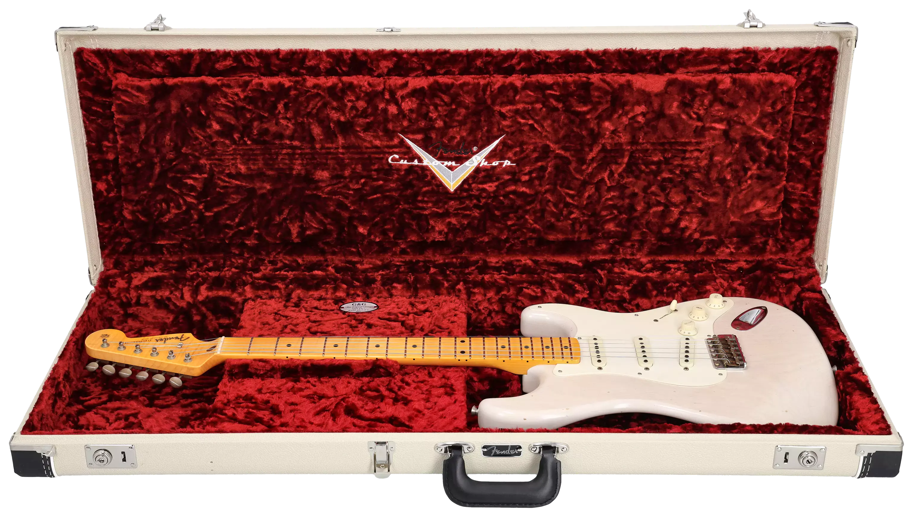 Fender Custom Shop 1958 Stratocaster RW Journeyman Relic ASH AWBL MBKM Masterbuilt Kyle McMillin #R811043 9