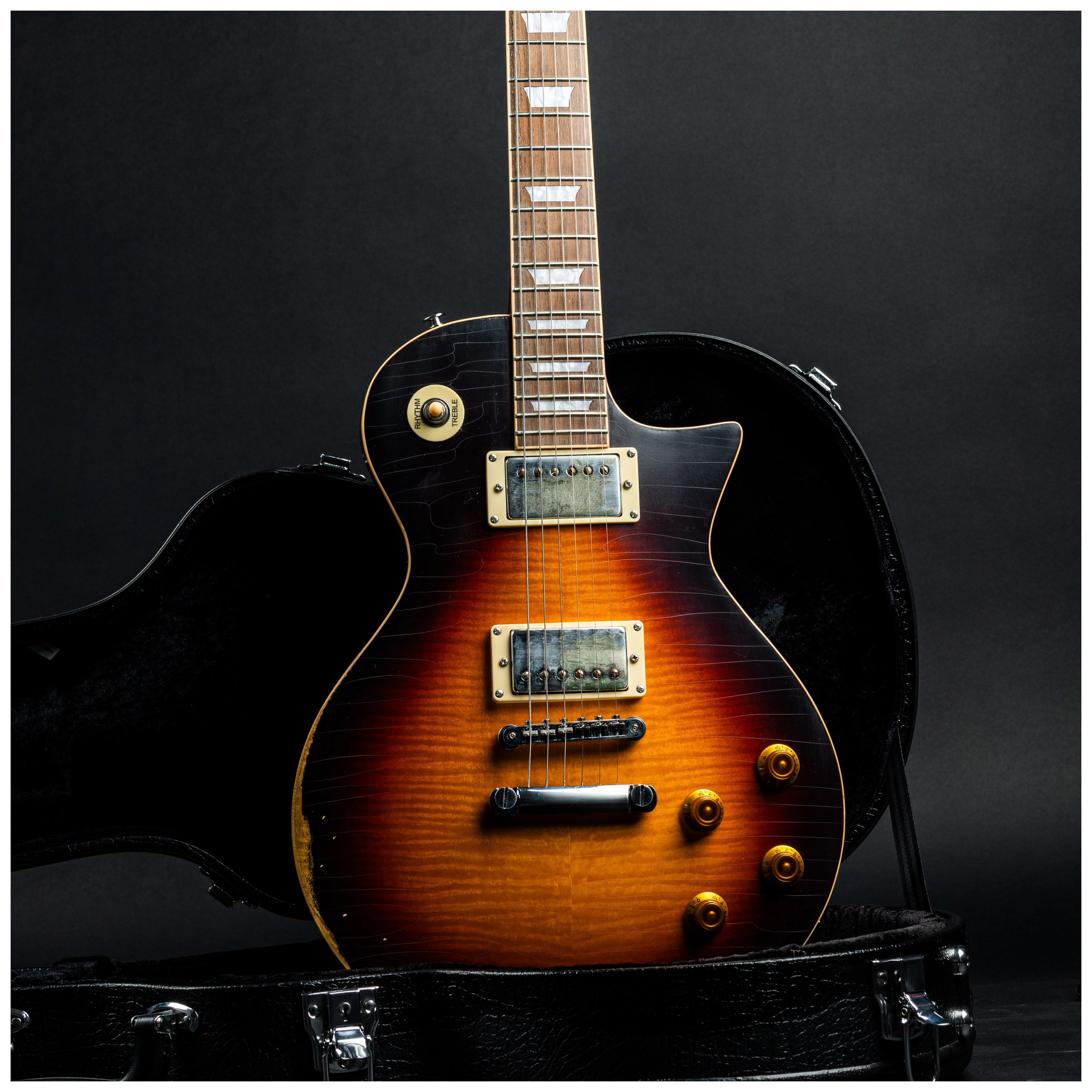 Redwood Relics LP-Style Dirty Tobacco Burst inkl. Case 30