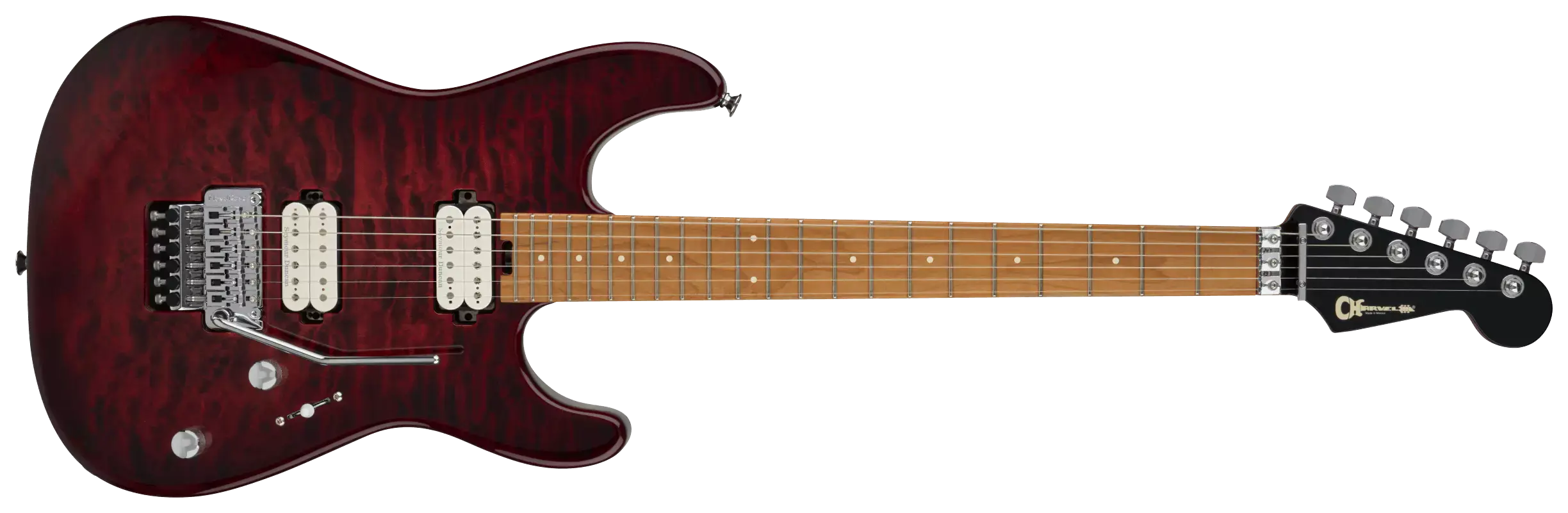 Charvel Pro-Mod Plus San Dimas Style 1 HH FR CM Sangria Burst 7