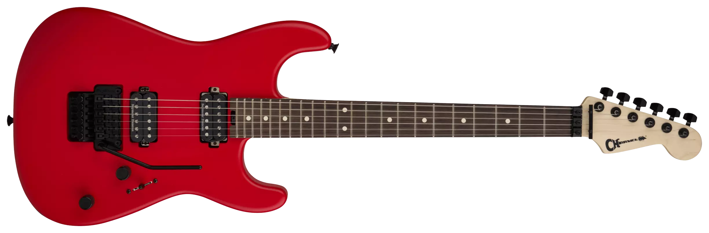 Charvel Pro-Mod San Dimas Style 1 HH FR RW Satin Ferrari Red 7