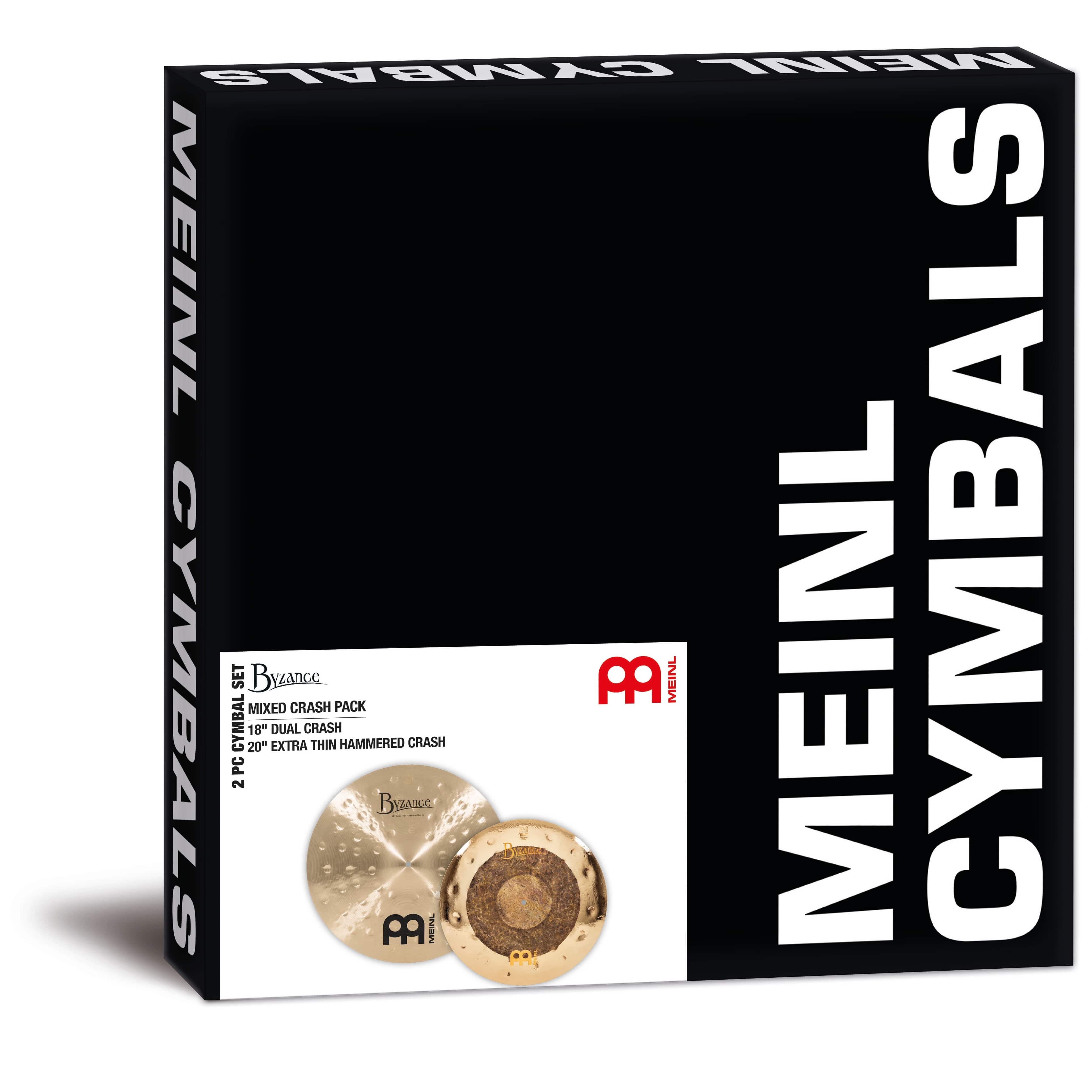 Meinl Cymbals BMIX1 - Byzance Mixed Set Crash Pack 2