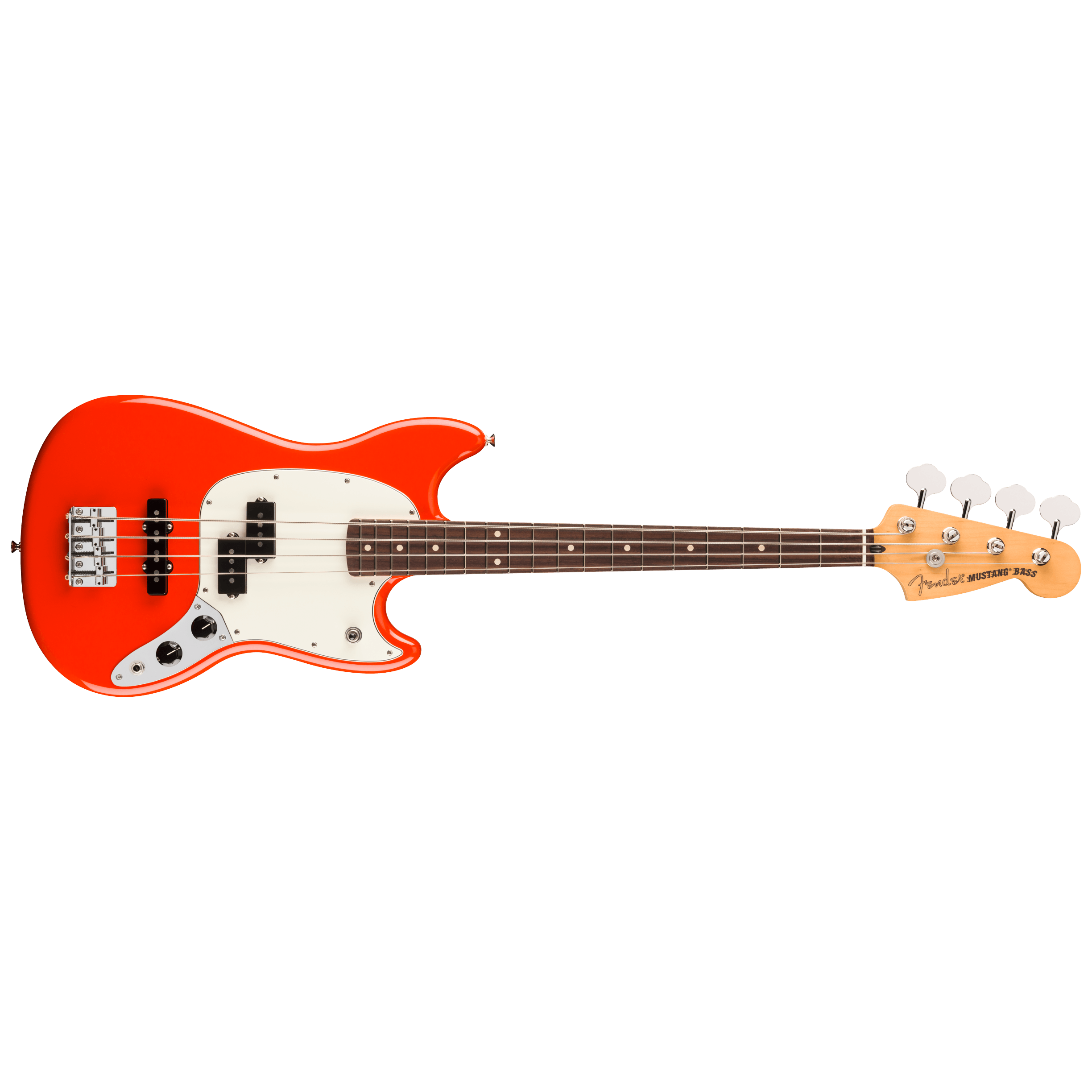 Fender Player II Mustang Bass PJ RW Coral Red 5