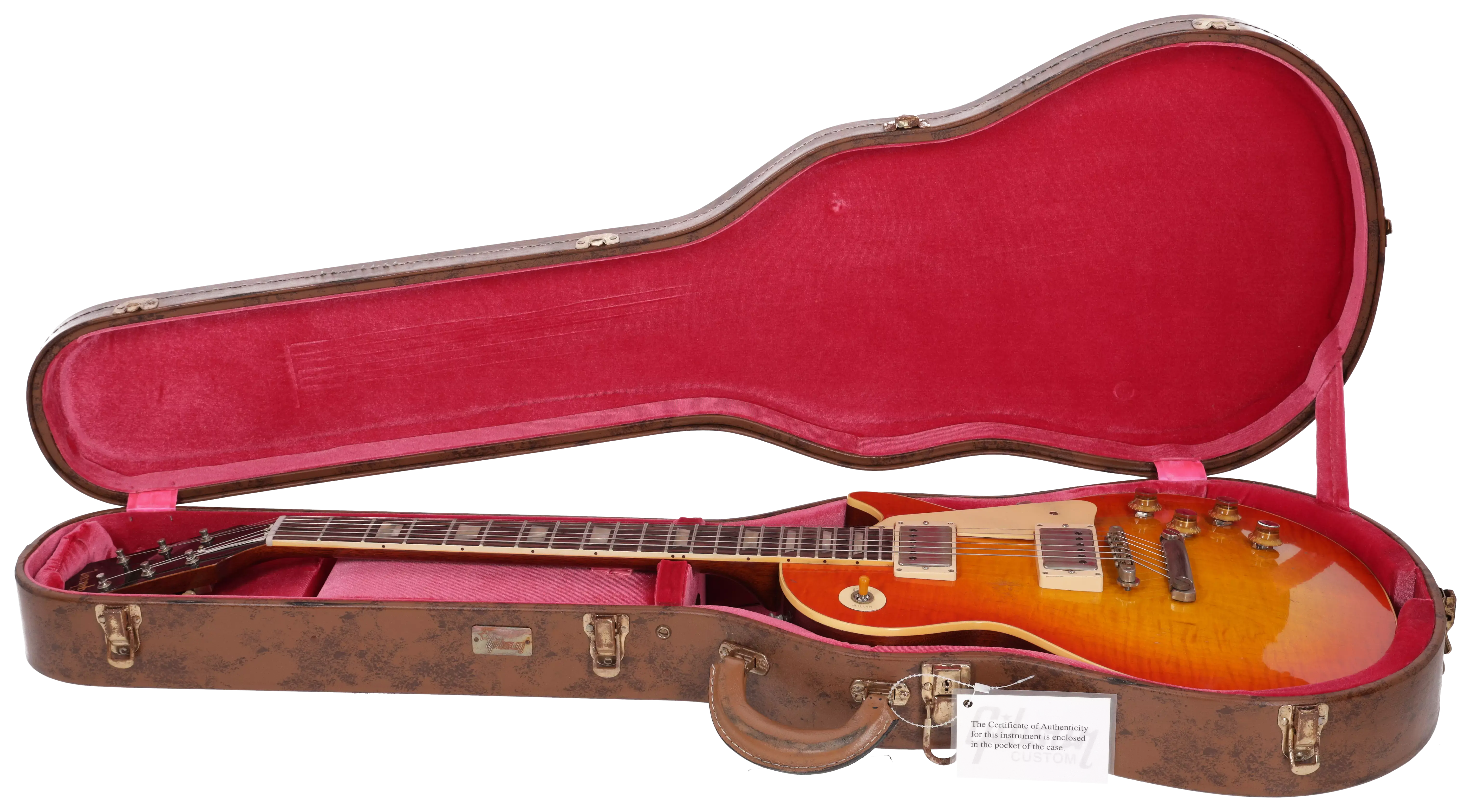 Gibson 1960 Les Paul Standard Reissue Heavy Aged Tangerine Burst Murphy Lab #1 18