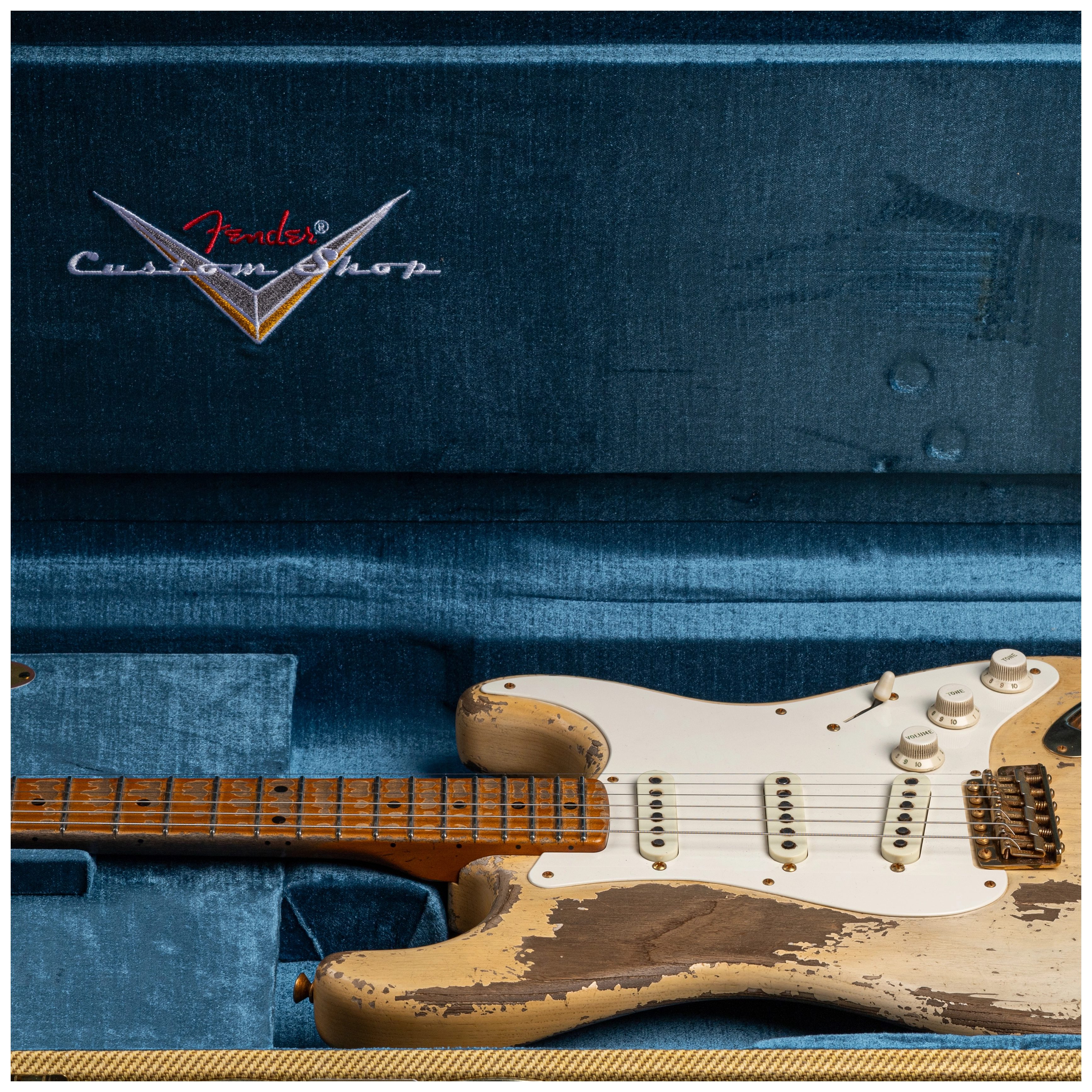 Fender Custom Shop 1955 Stratocaster HVREL WBL GH MBDW Heavy Relic Masterbuilt Dale Wilson 28