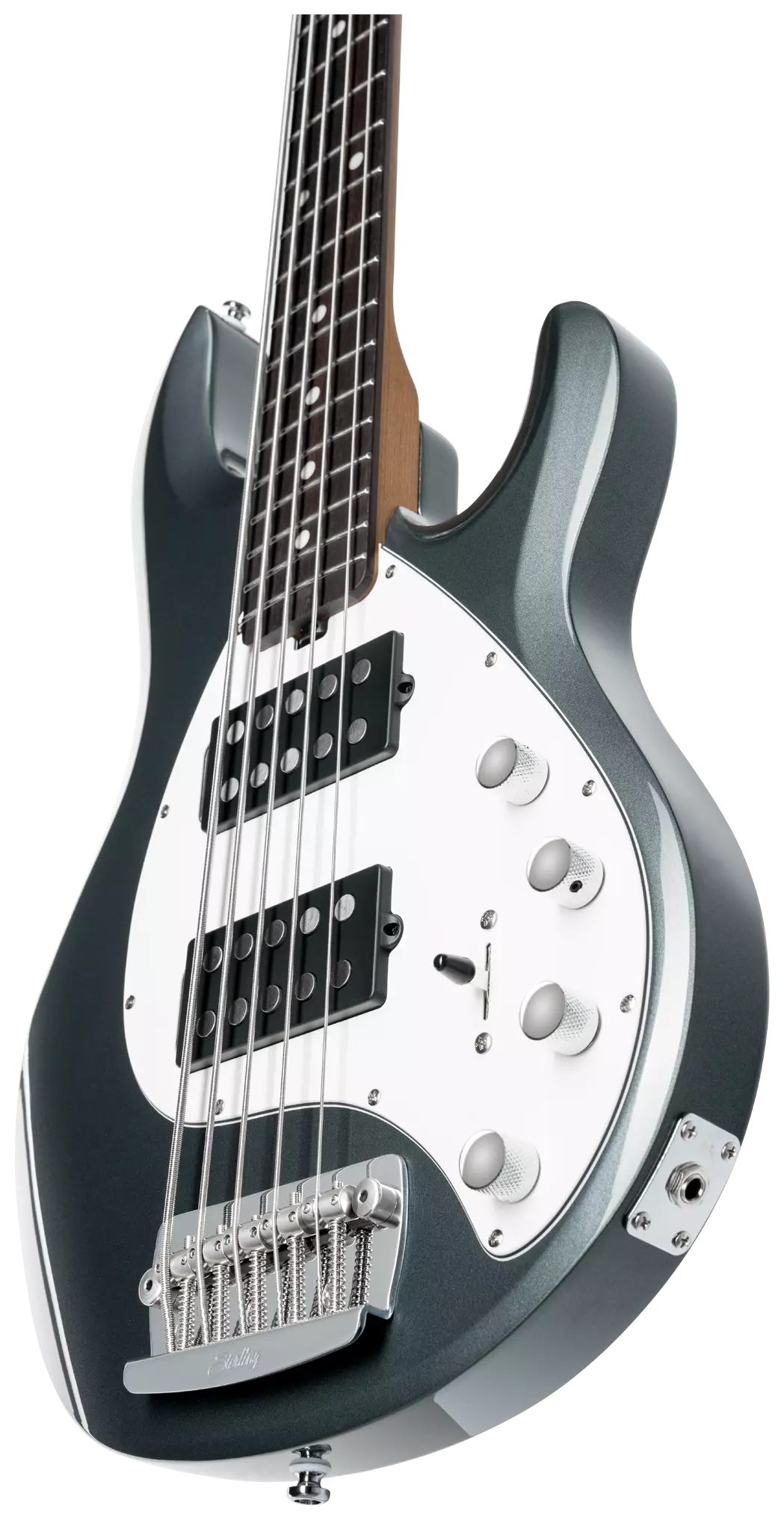 Sterling by Music Man StingRay RAY35HH Charcoal Frost 4