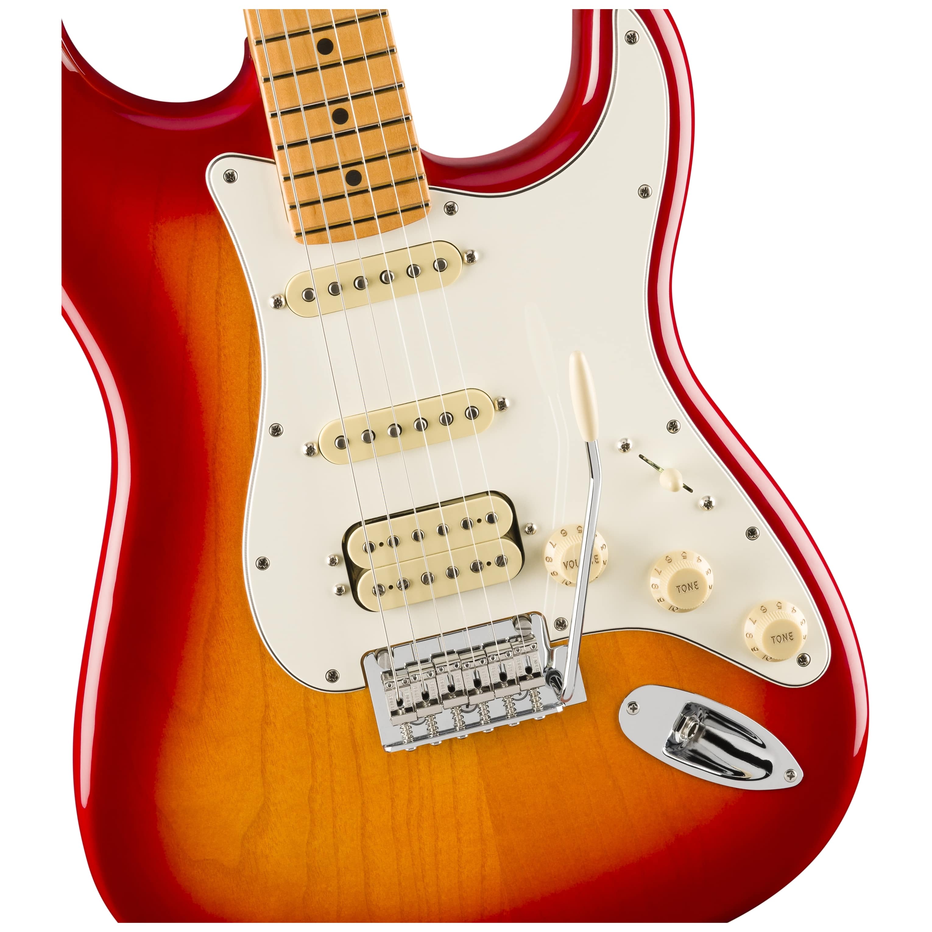 Fender Player II Stratocaster HSS MN Aged Cherry Burst 5