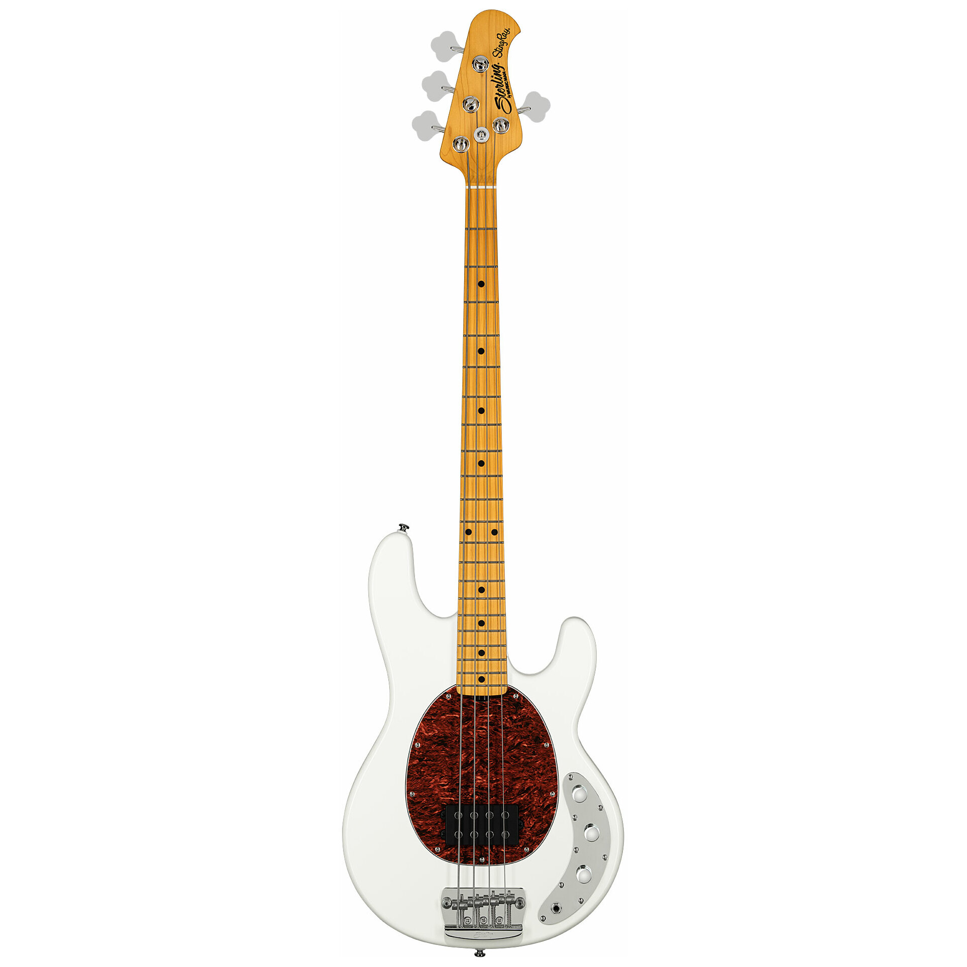 Sterling by Music Man StingRay RAY24CA Olympic White 7