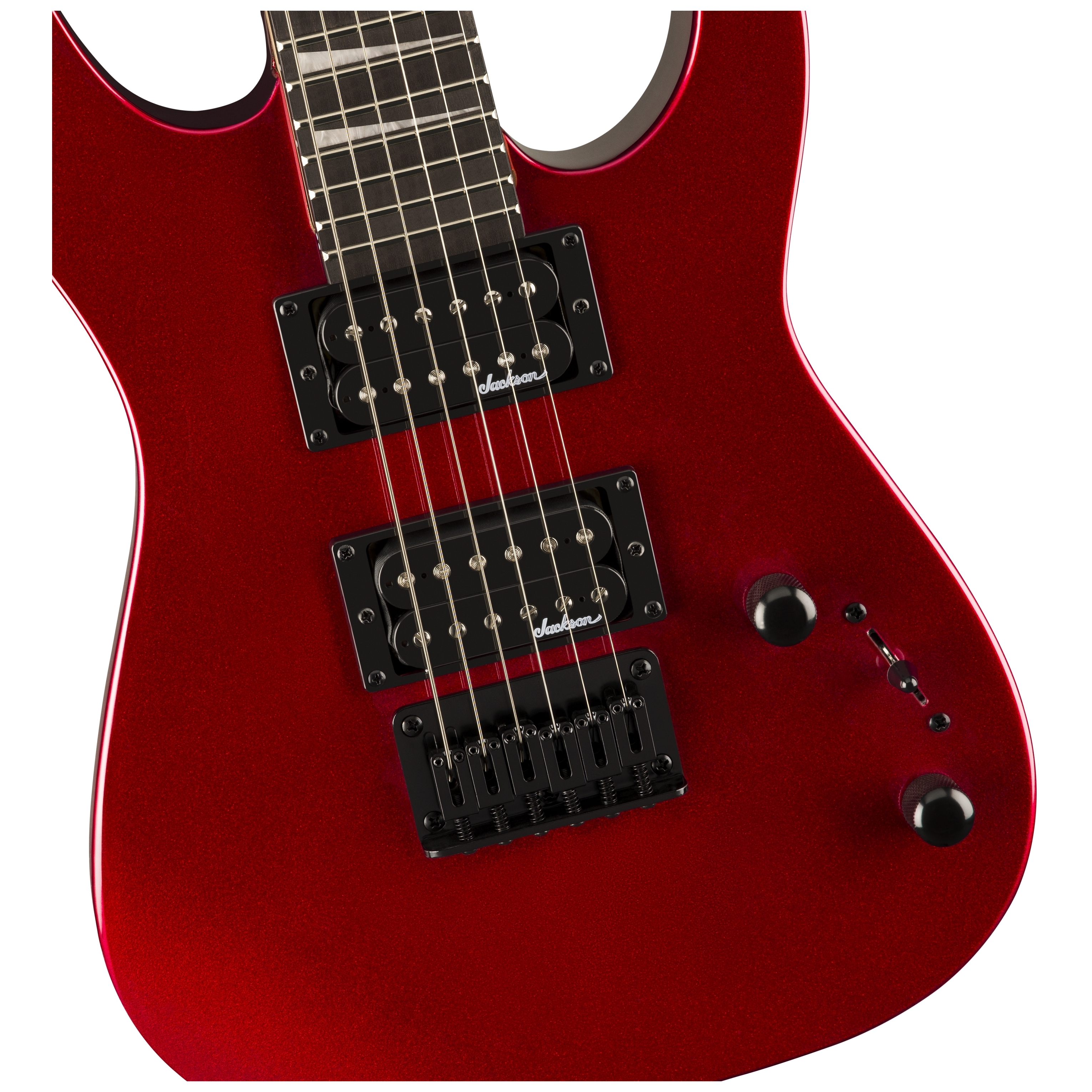 Jackson JS Series Dinky Minion JS1X Amaranth Metallic Red 5