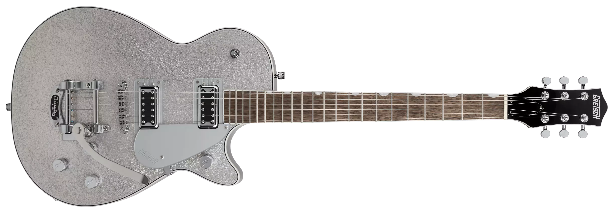 Gretsch G5230T Electromatic Sparkle Jet FT SC Bigsby Silver Sparkle 7