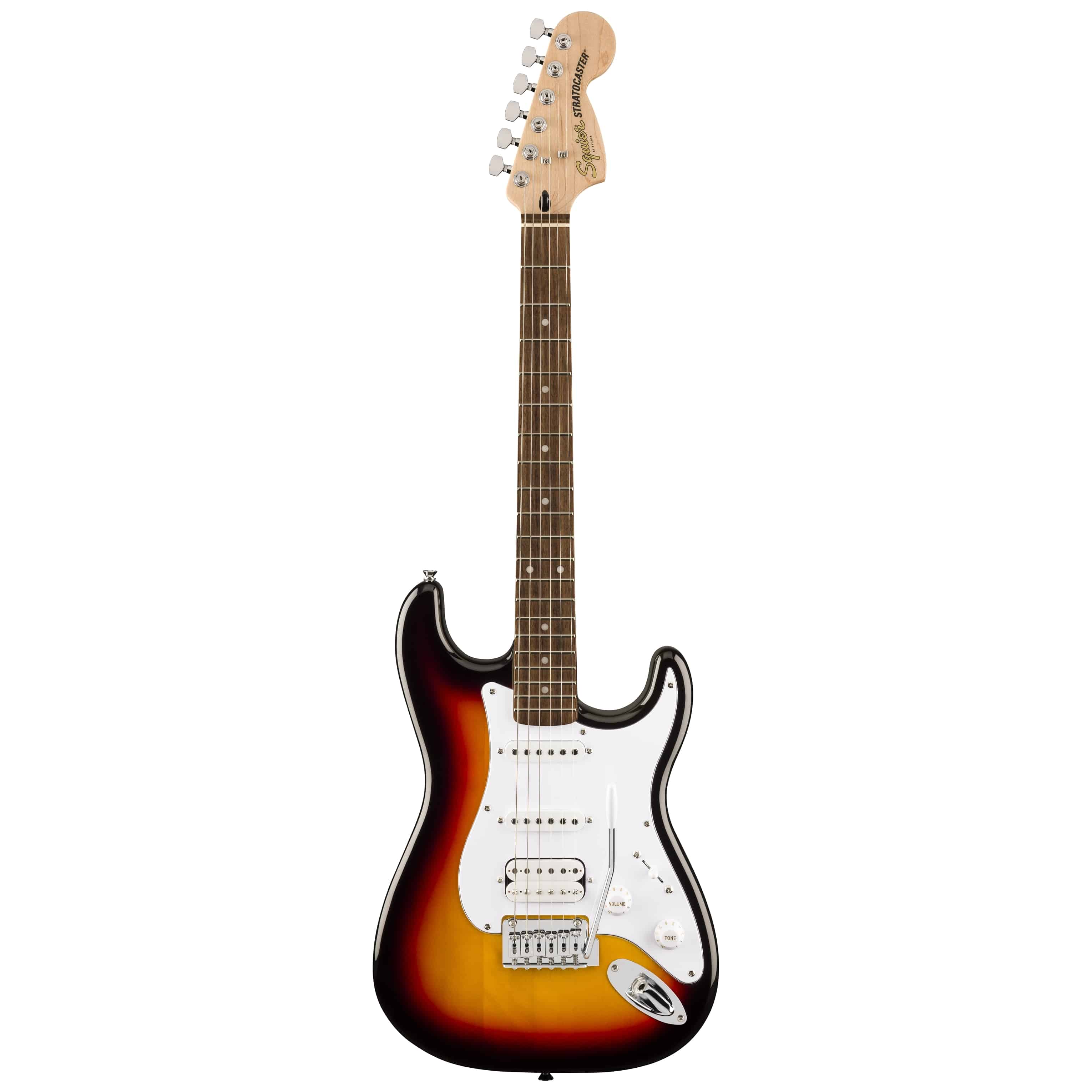 Squier by Fender Affinity Stratocaster Junior HSS LRL WPG 3CS 5