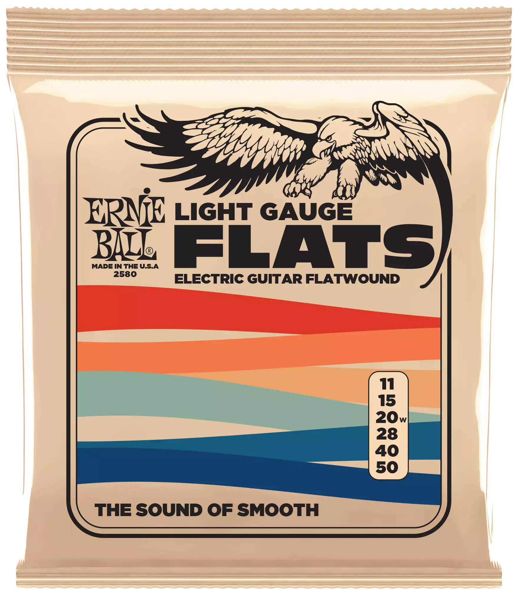 Ernie Ball EB2580 Slinky Nickel Flatwound, Light | 011-050 1