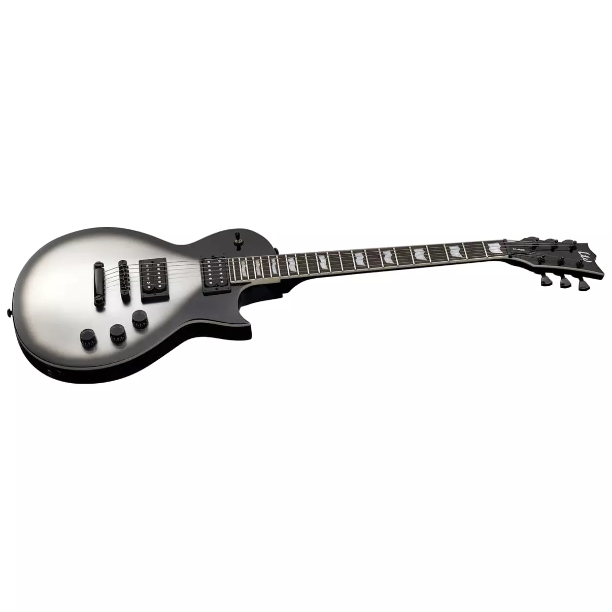 ESP LTD EC-256 Silver Sunburst Teardrop