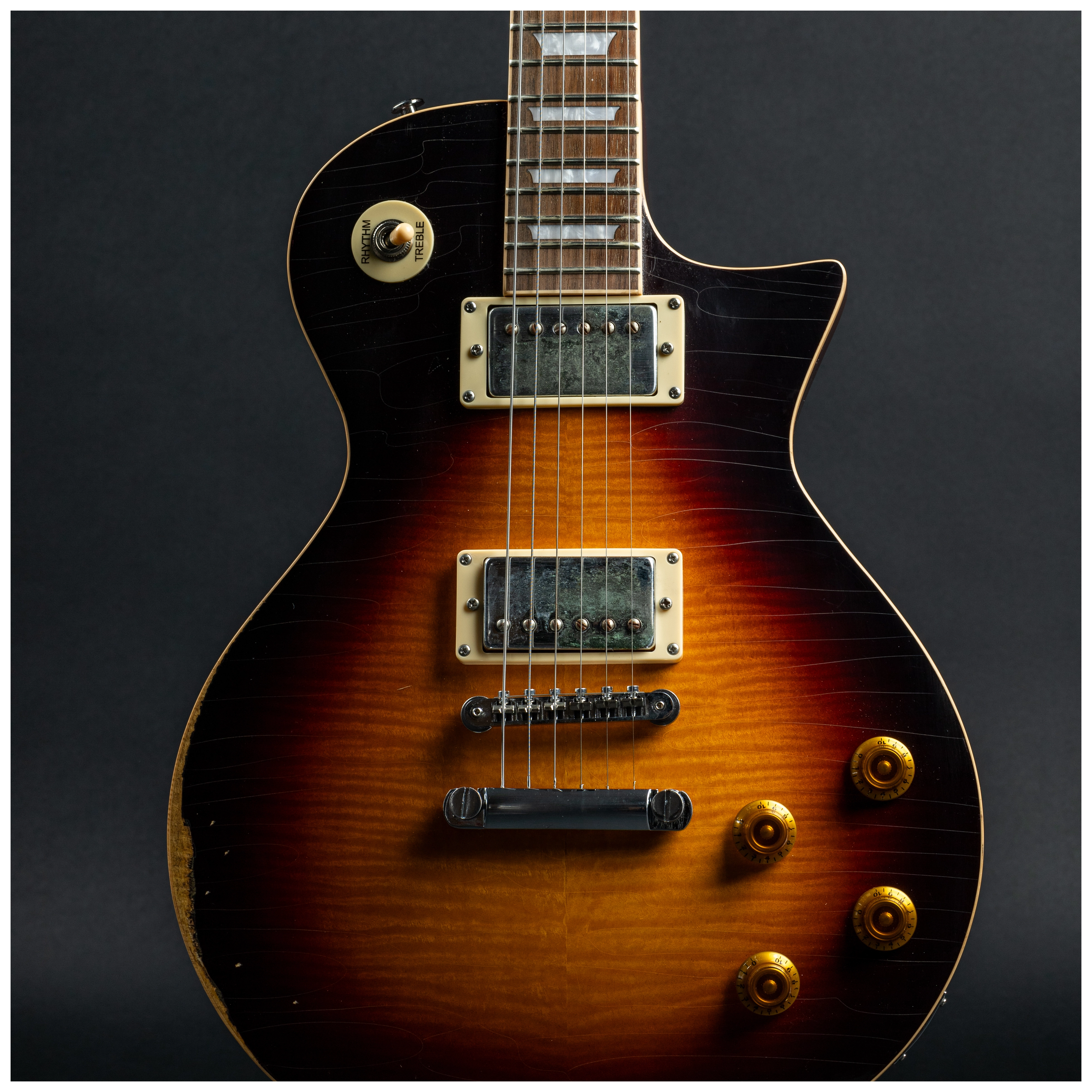 Redwood Relics LP-Style Dirty Tobacco Burst inkl. Case 23