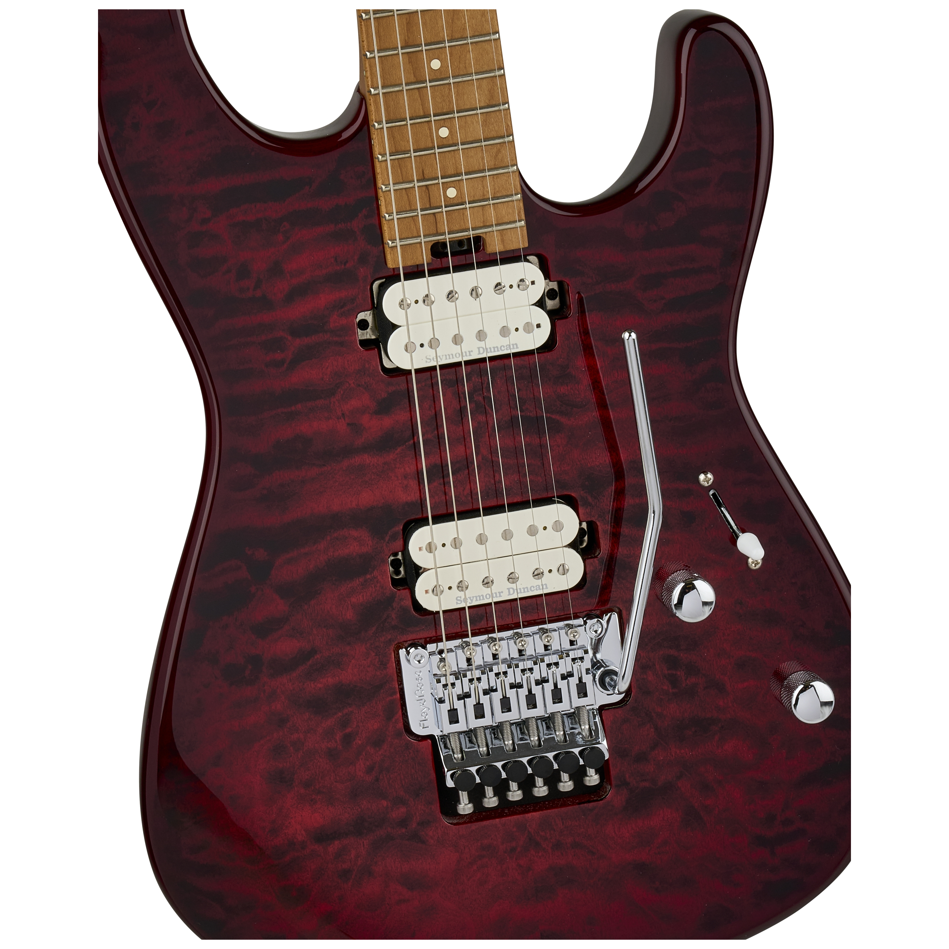 Charvel Pro-Mod Plus San Dimas Style 1 HH FR CM Sangria Burst 2