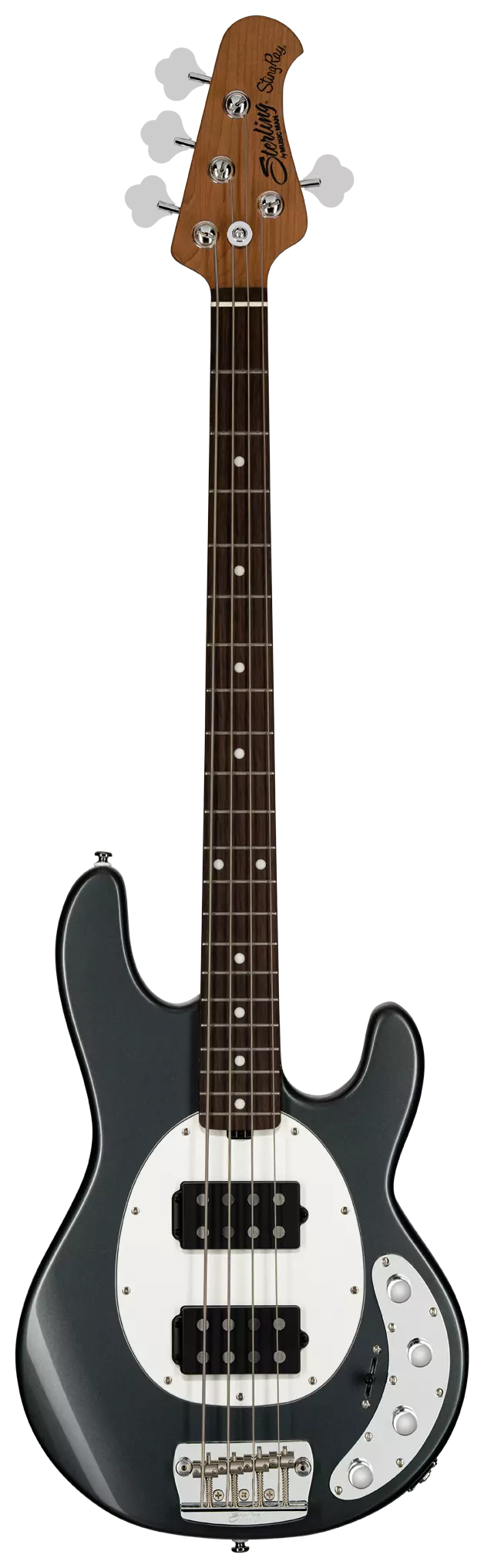 Sterling by Music Man StingRay RAY34HH Charcoal Frost 5