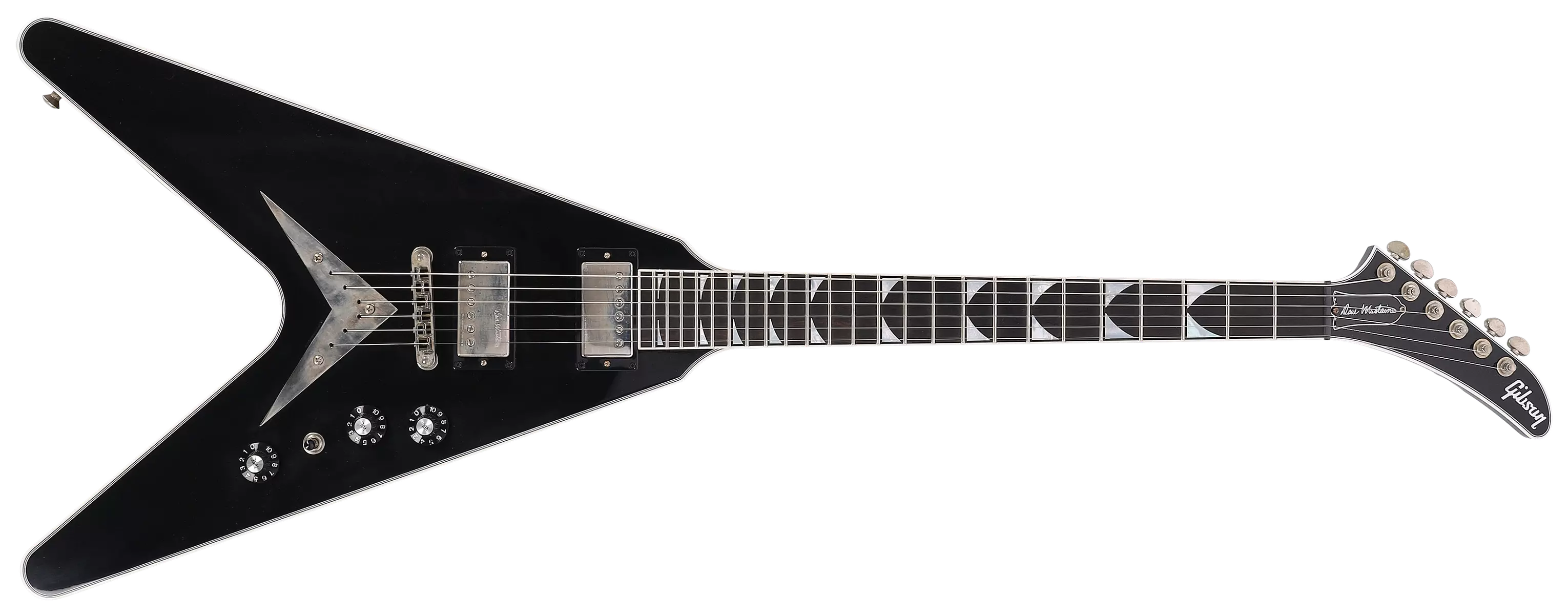 Gibson LTD Dave Mustaine Flying V EXP VOS Ebony #DMV58 1