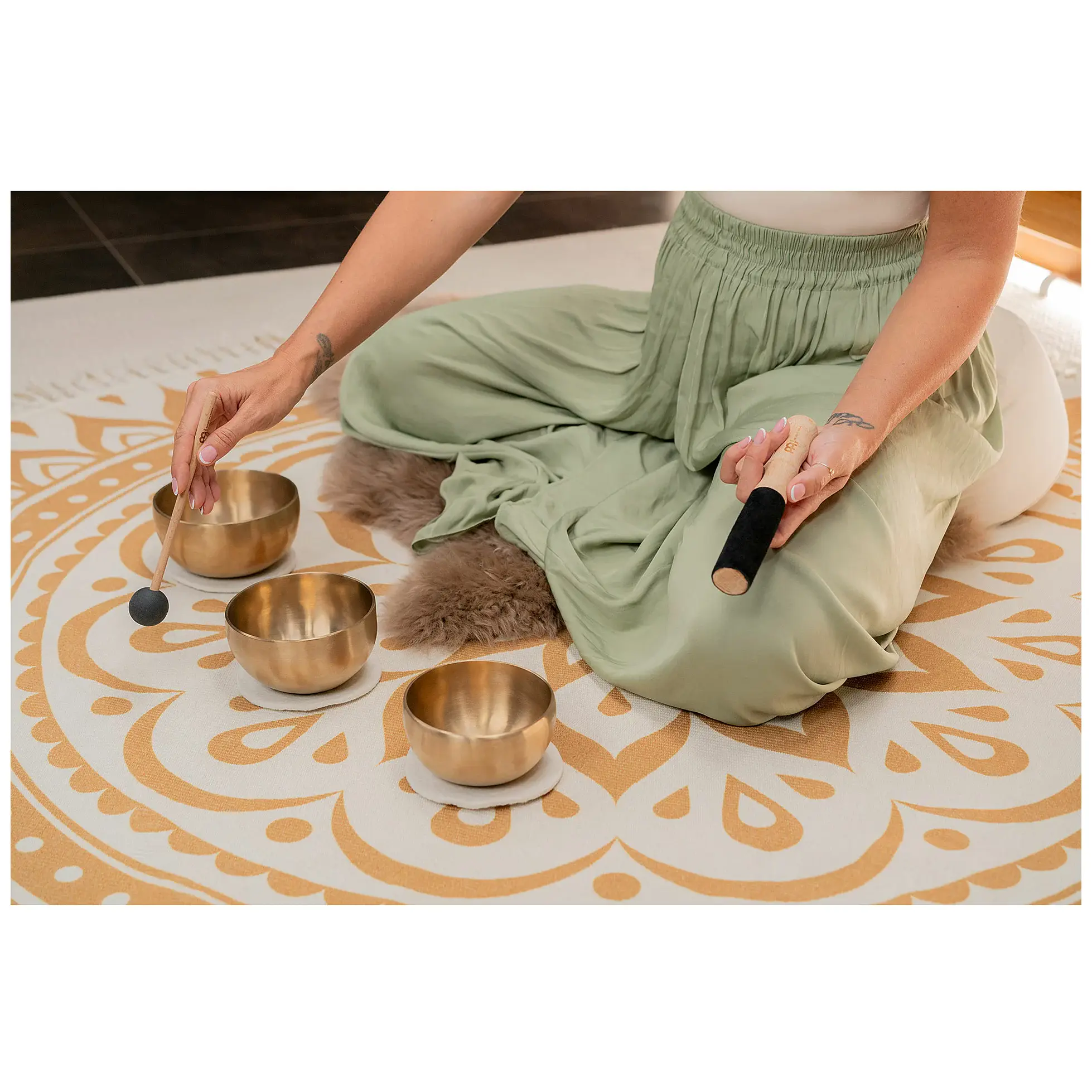 Meinl Sonic Energy SB-Y1 - Yoga Nidra Singing Bowl Set - 3 pcs 1