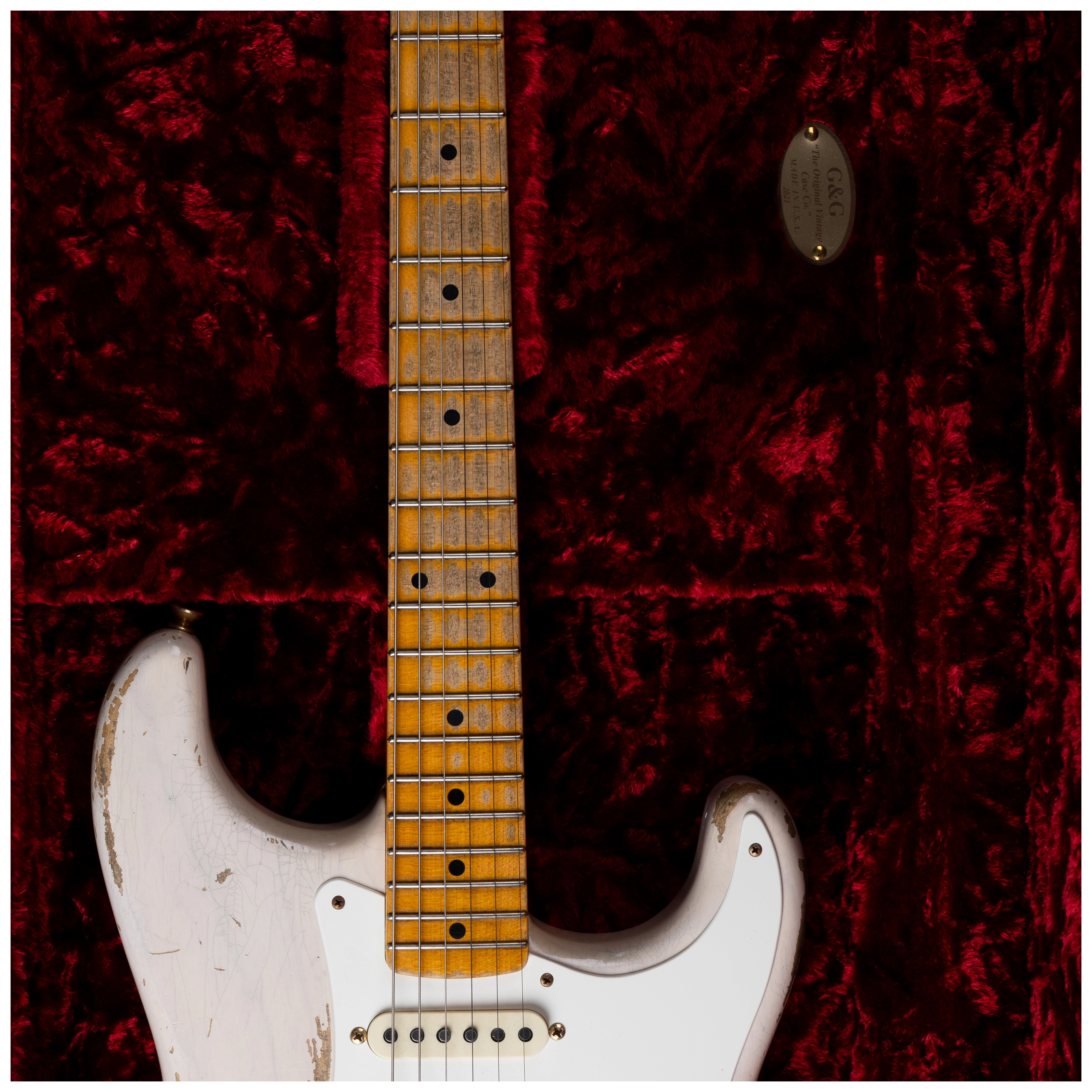 Fender Custom Shop 1955 Stratocaster HVREL GH WBL MBTK Heavy Relic Masterbuilt Todd Krause #R105023 23