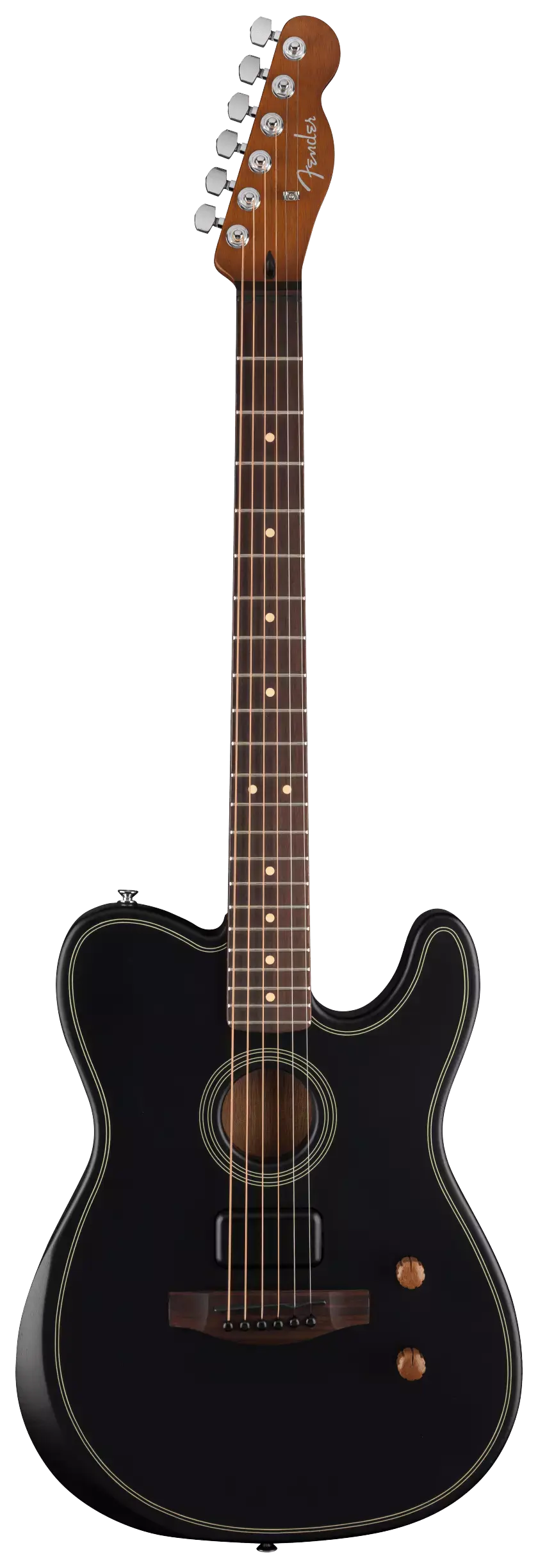 Fender Acoustasonic Standard Telecaster Black 6