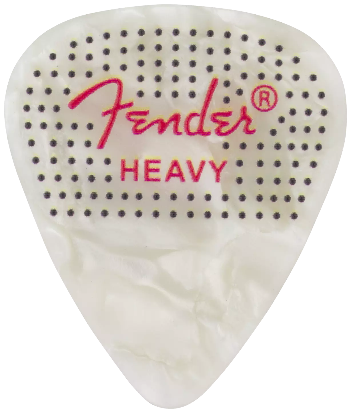 Fender 351 Dotted Celluloid Pick Heavy 12-Pack 4