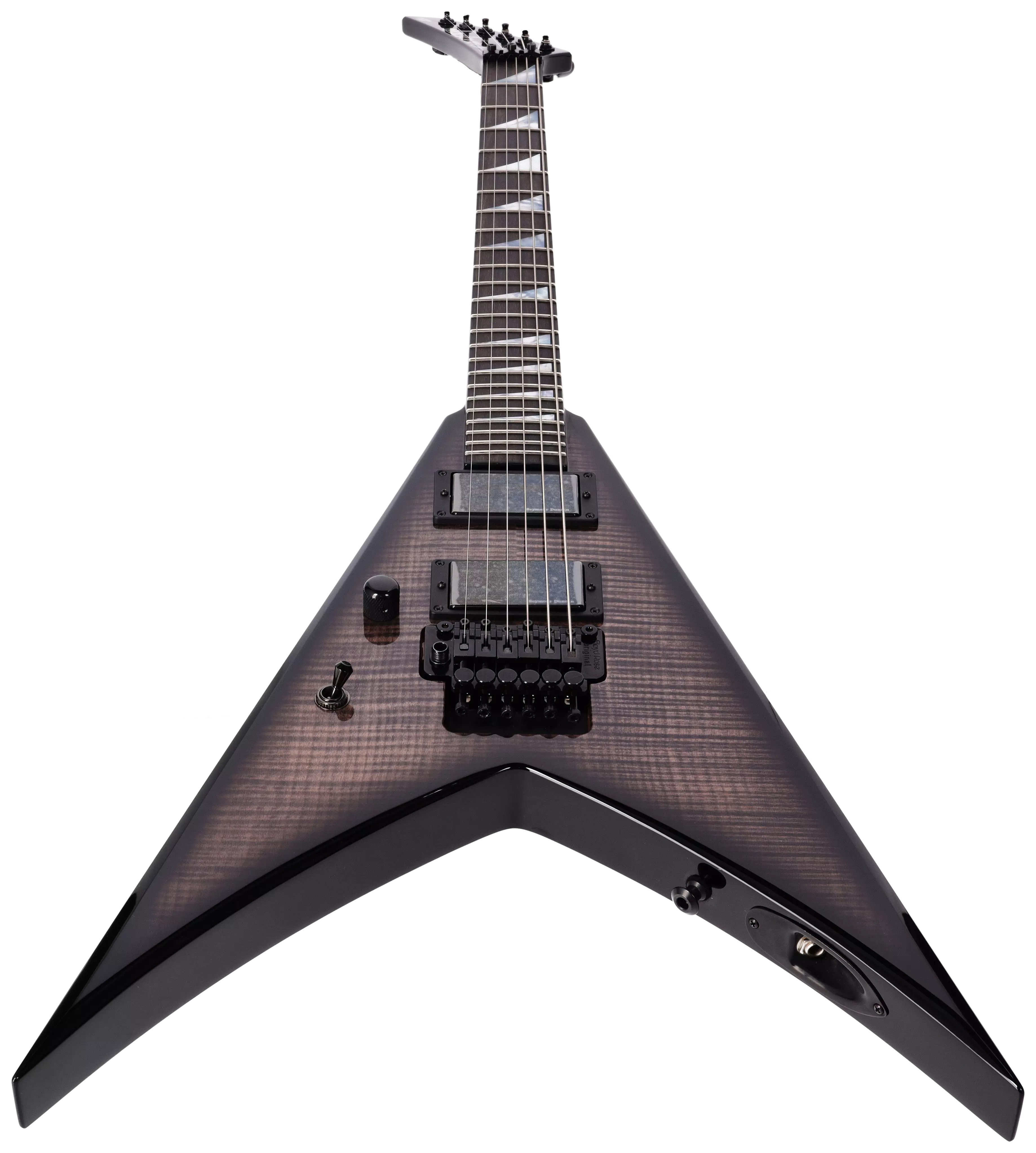 Jackson Custom Shop King V FR 2H LH Trans Black 2