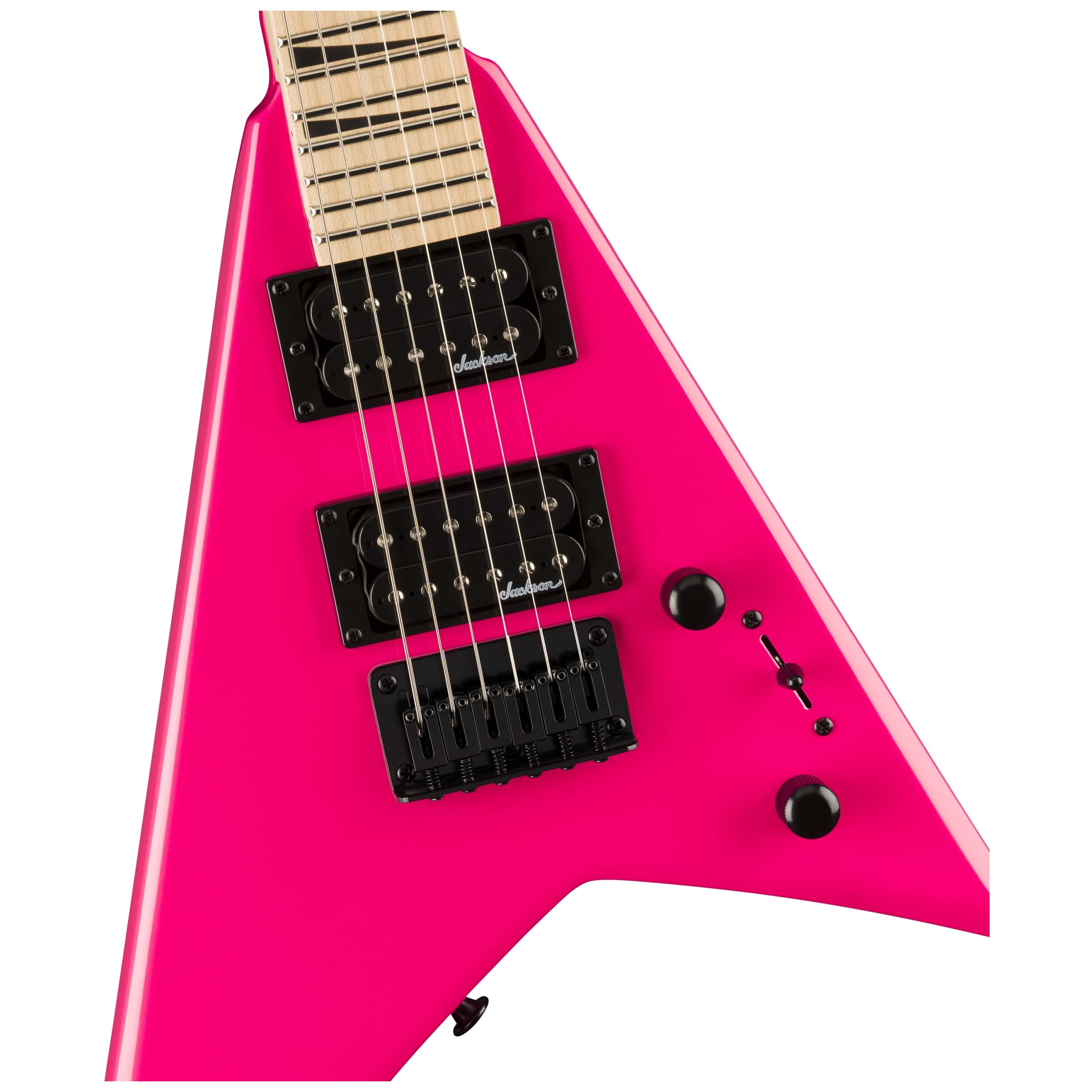 Jackson JS Series Rhoads Minion JS1X MN Neon Pink 5